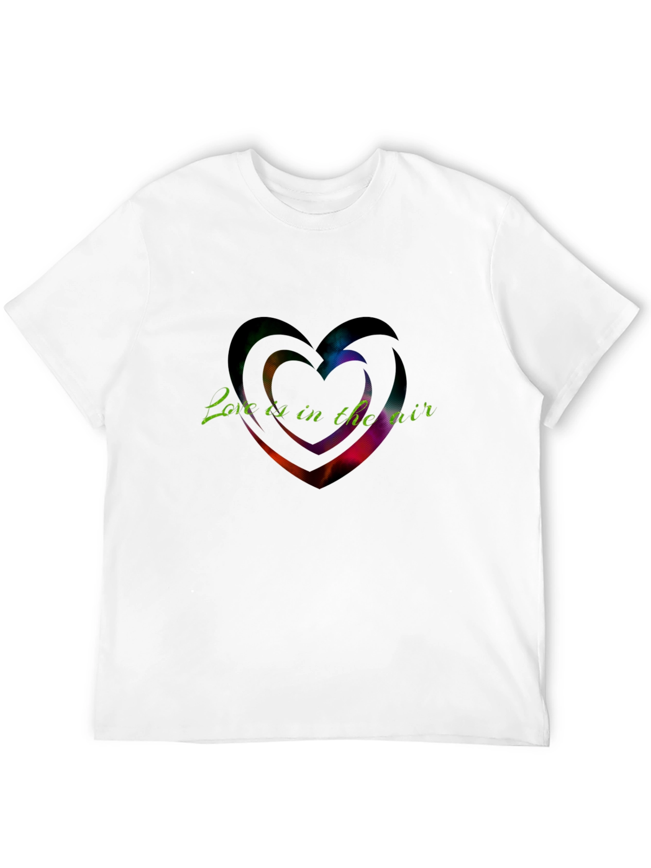 Black Love Is In The Air Graphic Tee view 12