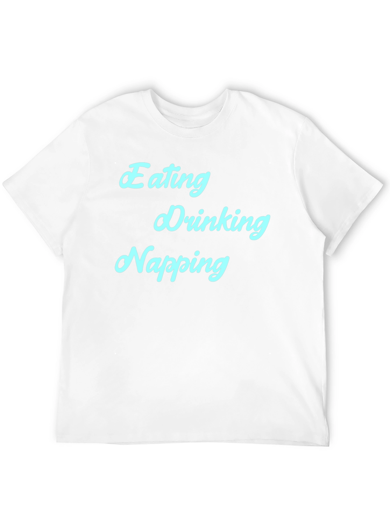 Black Eating Drinking Napping T-Shirt view 12