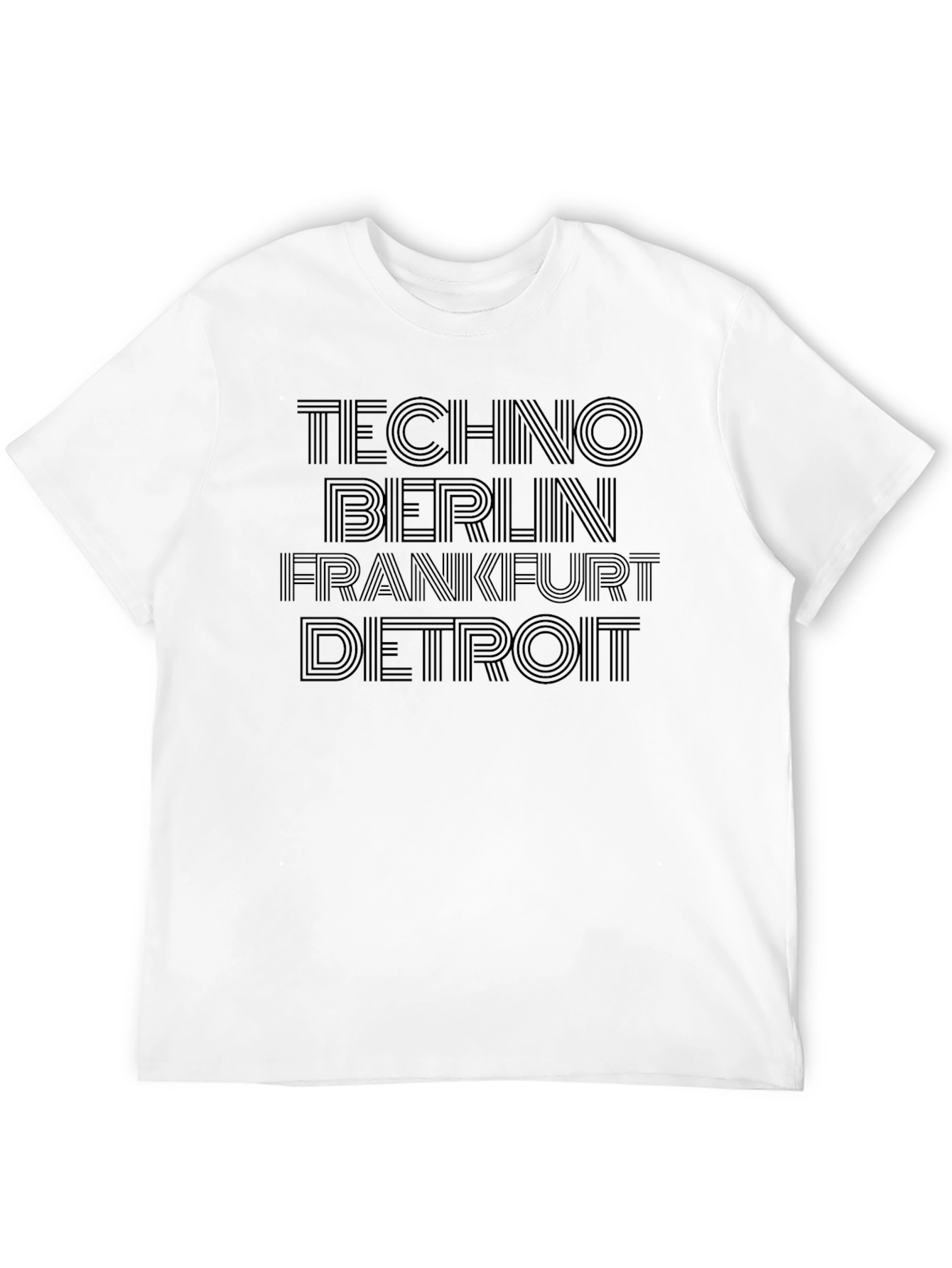 Techno Cities Graphic Tee - Berlin, Frankfurt, Detroit - 12
