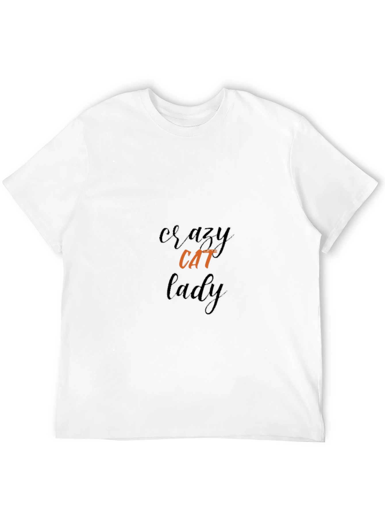 Black Crazy Cat Lady T-Shirt - Novelty Graphic Tee view 12