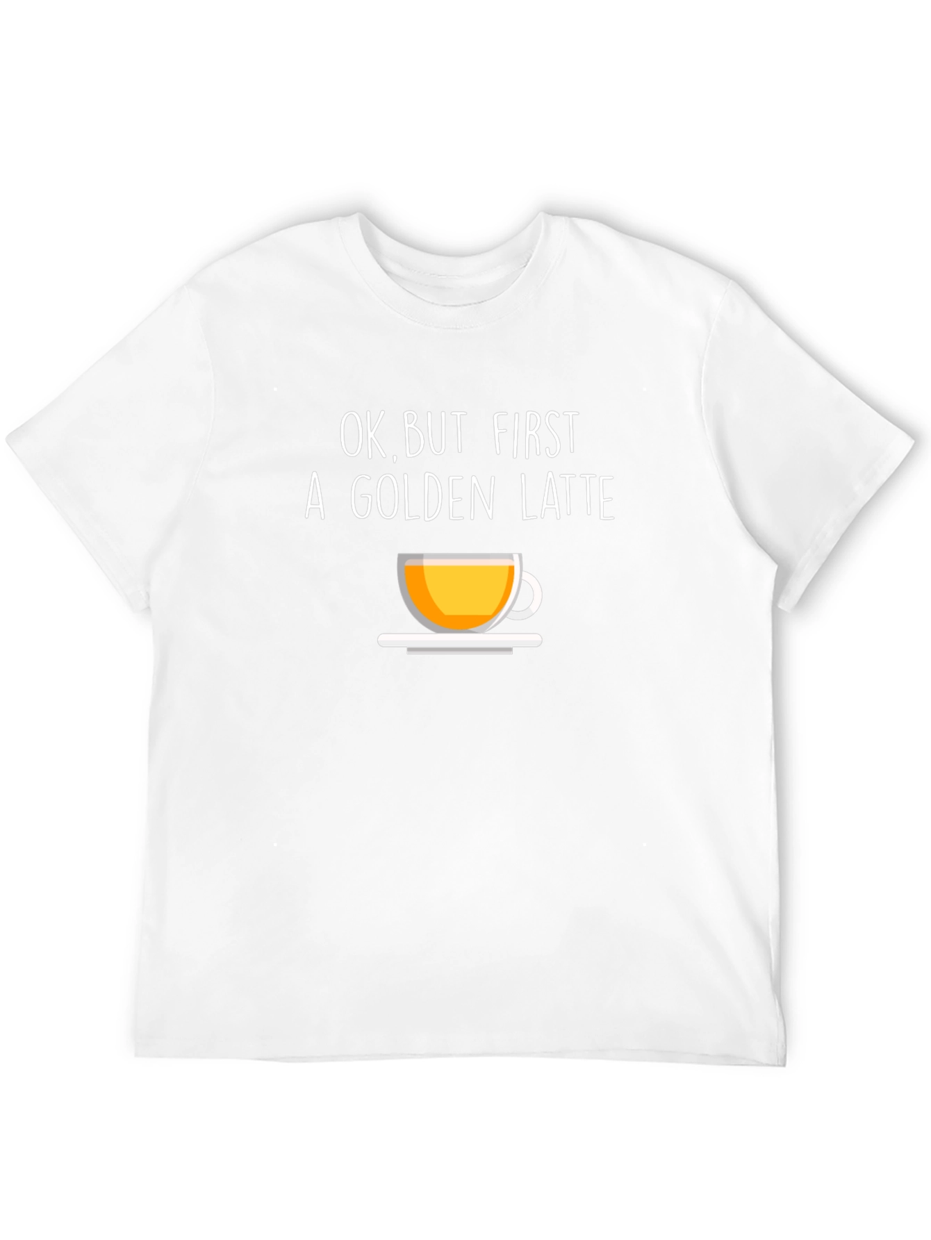 Black Golden Latte Graphic Tee - Coffee Lover Shirt view 12
