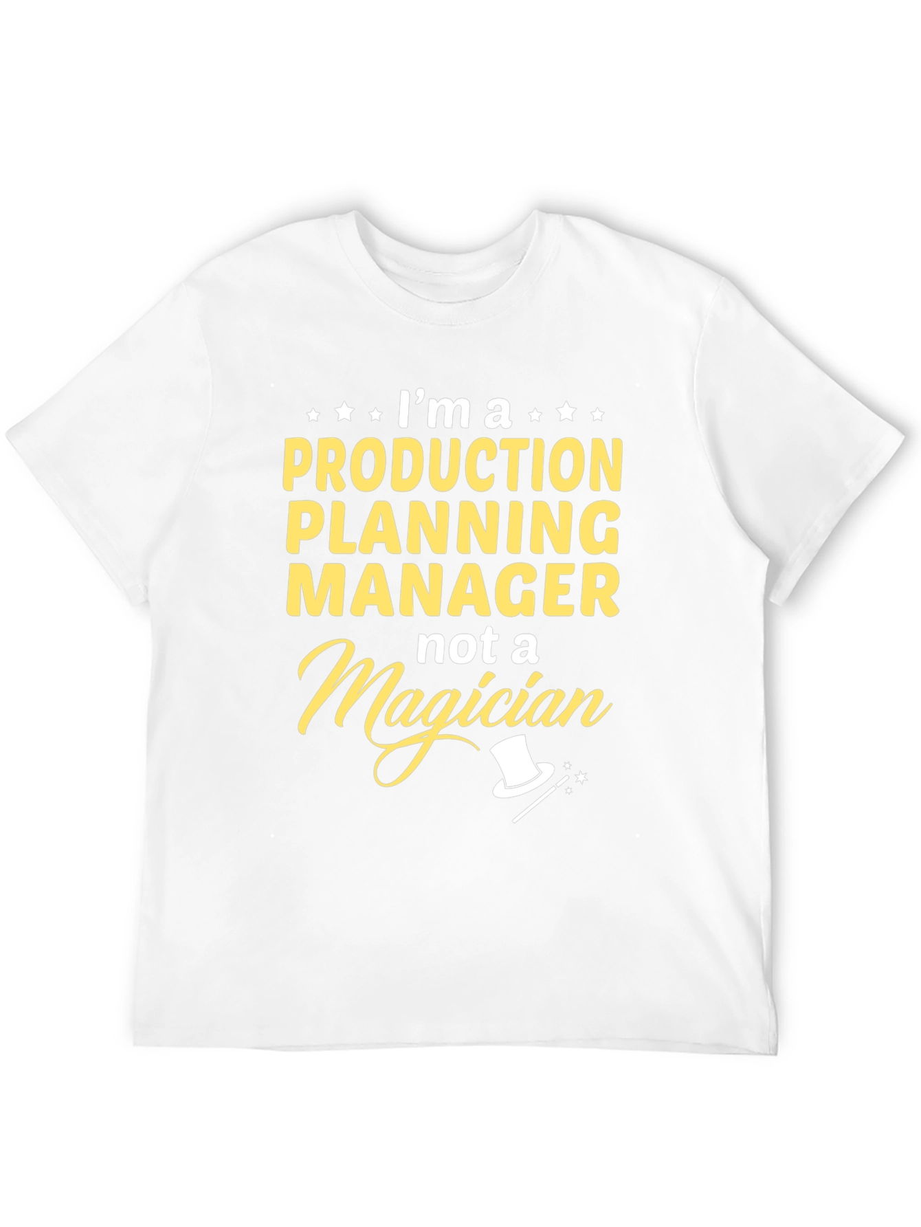 Black Production Planning Manager T-Shirt view 12