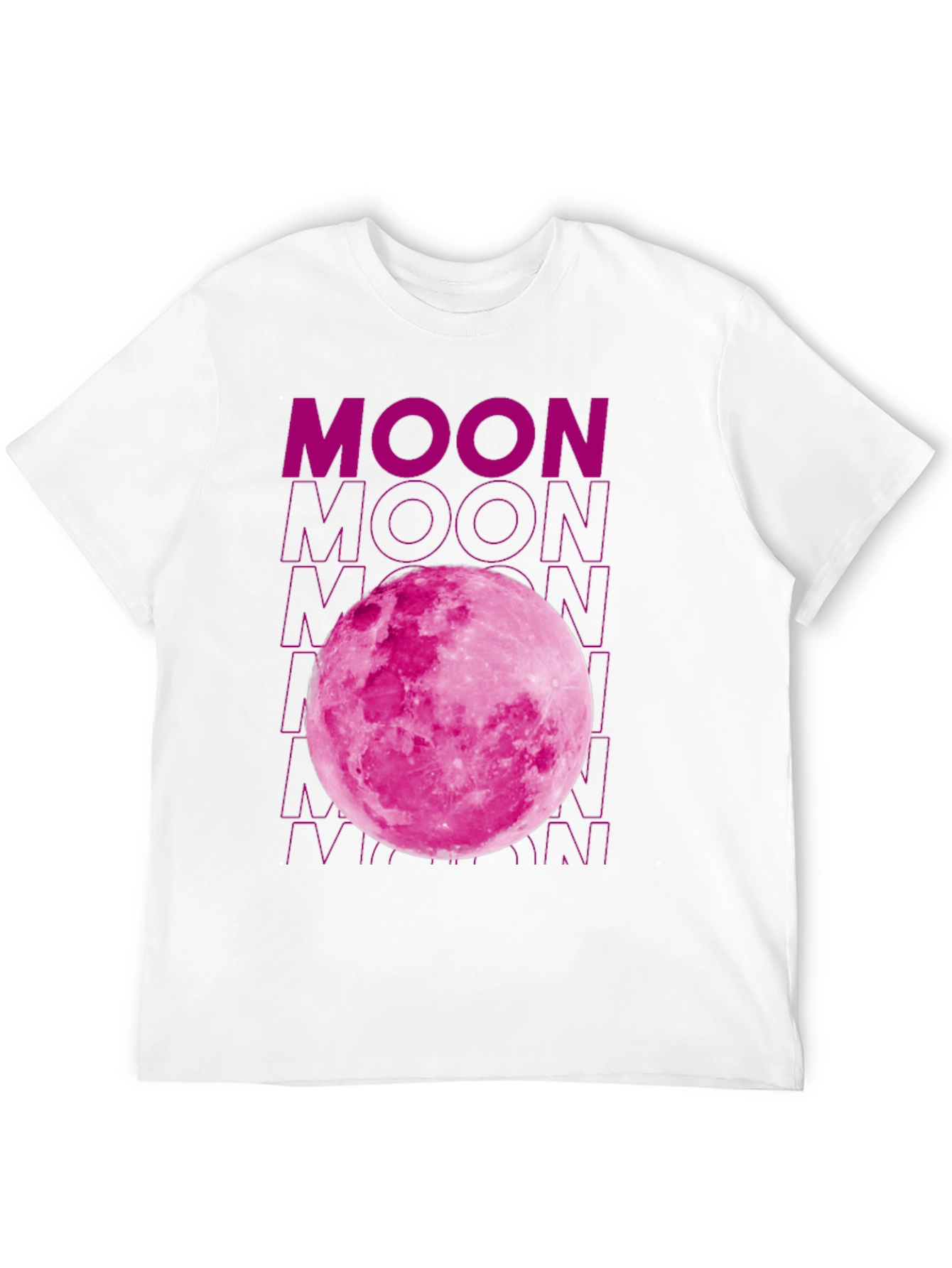 Black Pink Moon Graphic T-Shirt - Soft Cotton Blend view 12