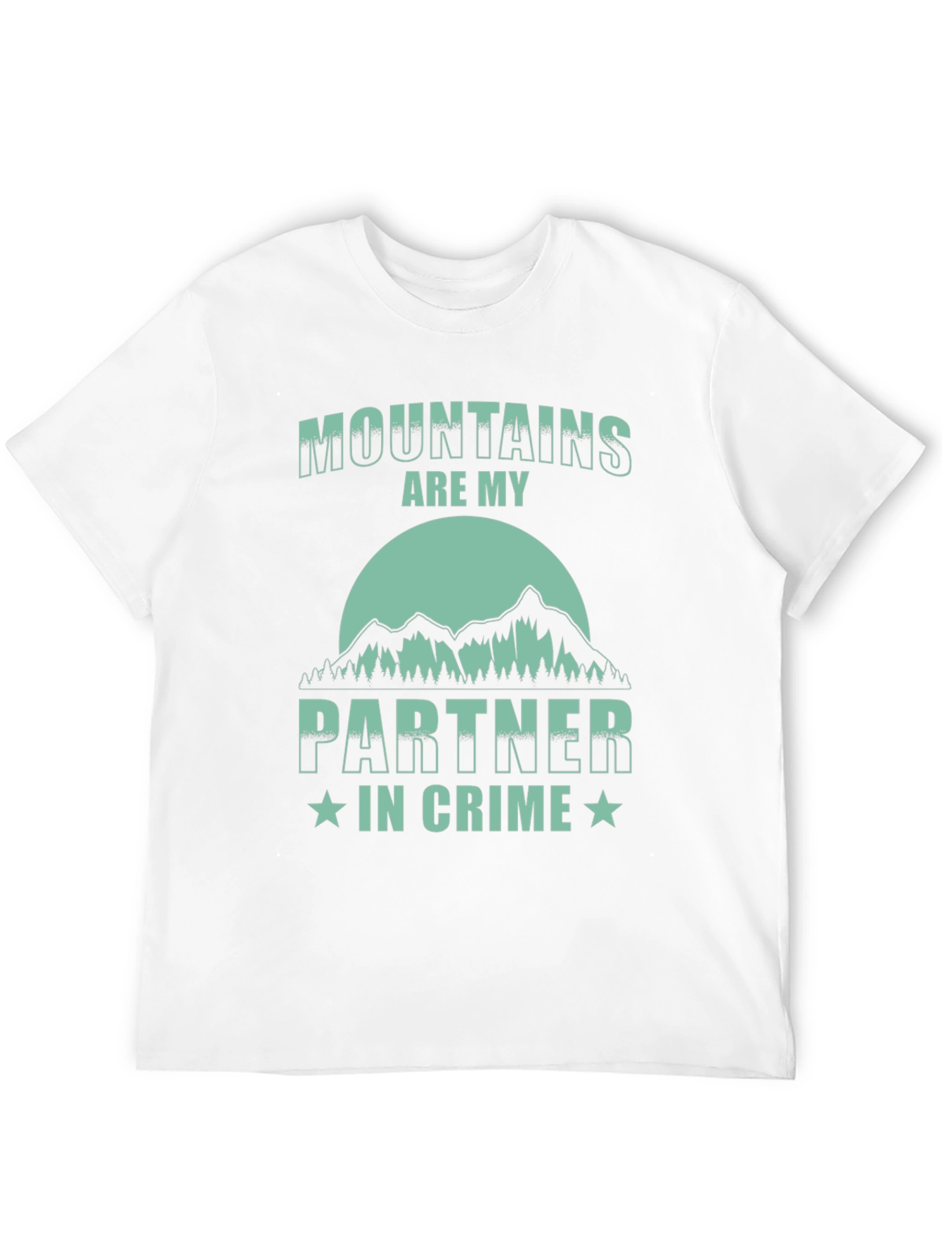 Black Mountains Are My Partner In Crime T-Shirt view 12