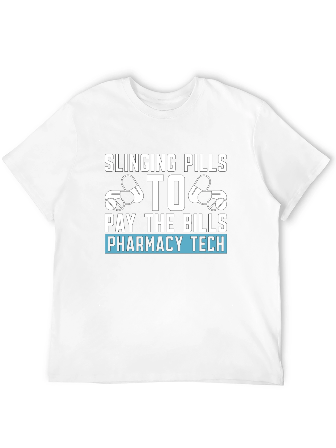 Black Pharmacy Tech T-Shirt - Slinging Pills view 12