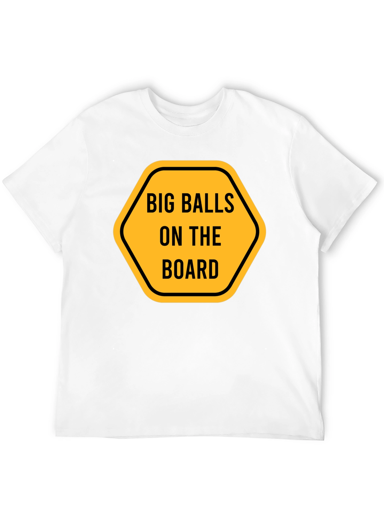 Black Big Balls on the Board Graphic Tee view 12