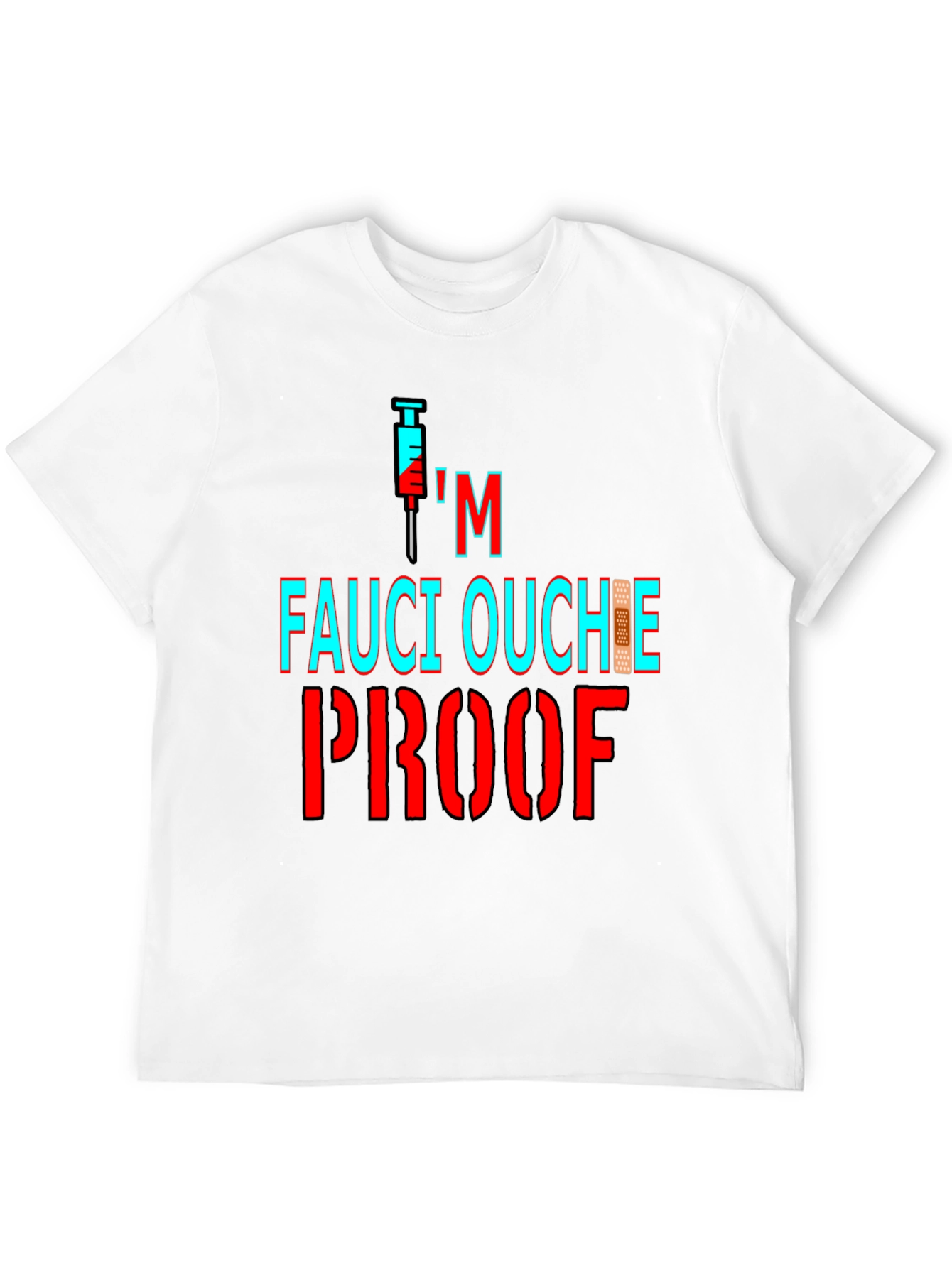 Black Fauci Ouchie Proof Graphic Tee - Black view 12