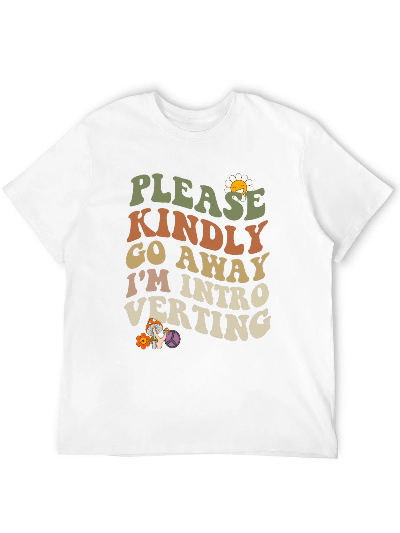 Black Introverting Graphic Tee - Please Kindly Go Away view 12