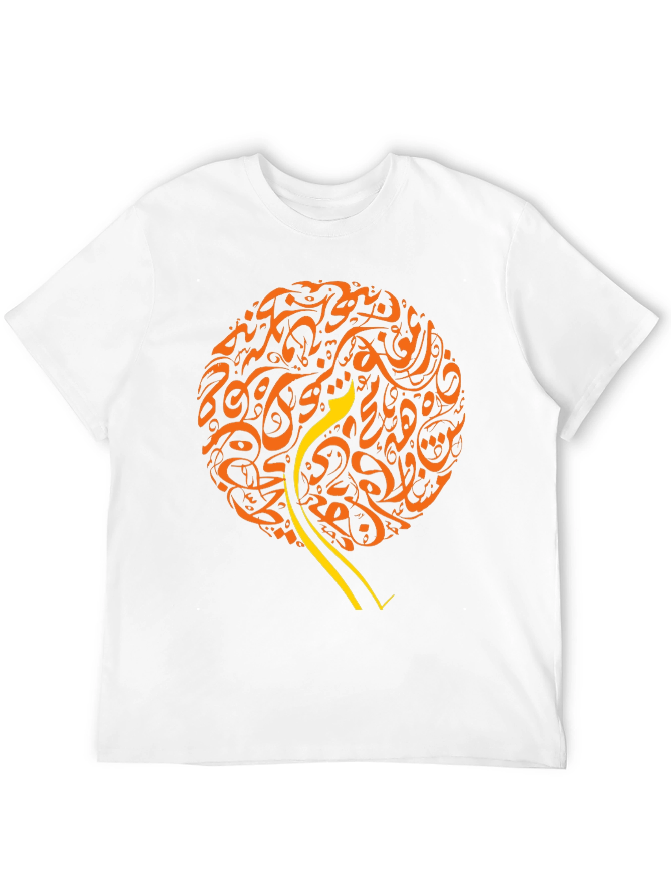 Black Abstract Art Graphic Tee - Modern Style view 12