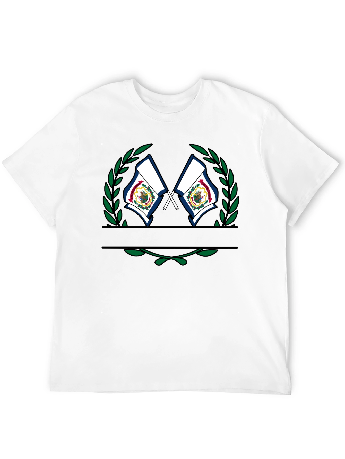 West Virginia State Flag T-Shirt - Black - 12