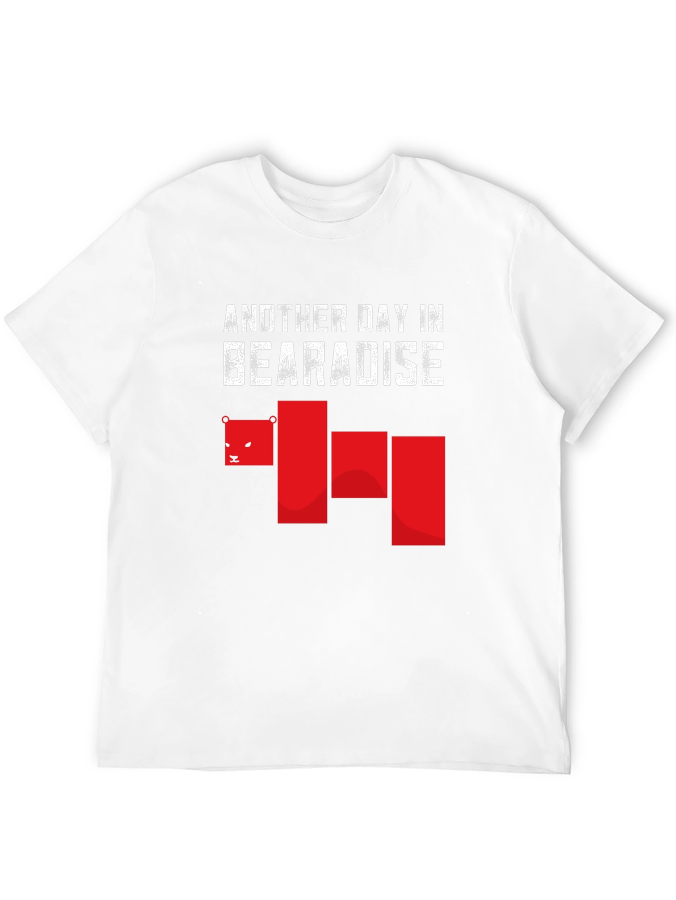 Black Bearadise T-Shirt: Relaxed Fit, Cool Graphic Tee view 12