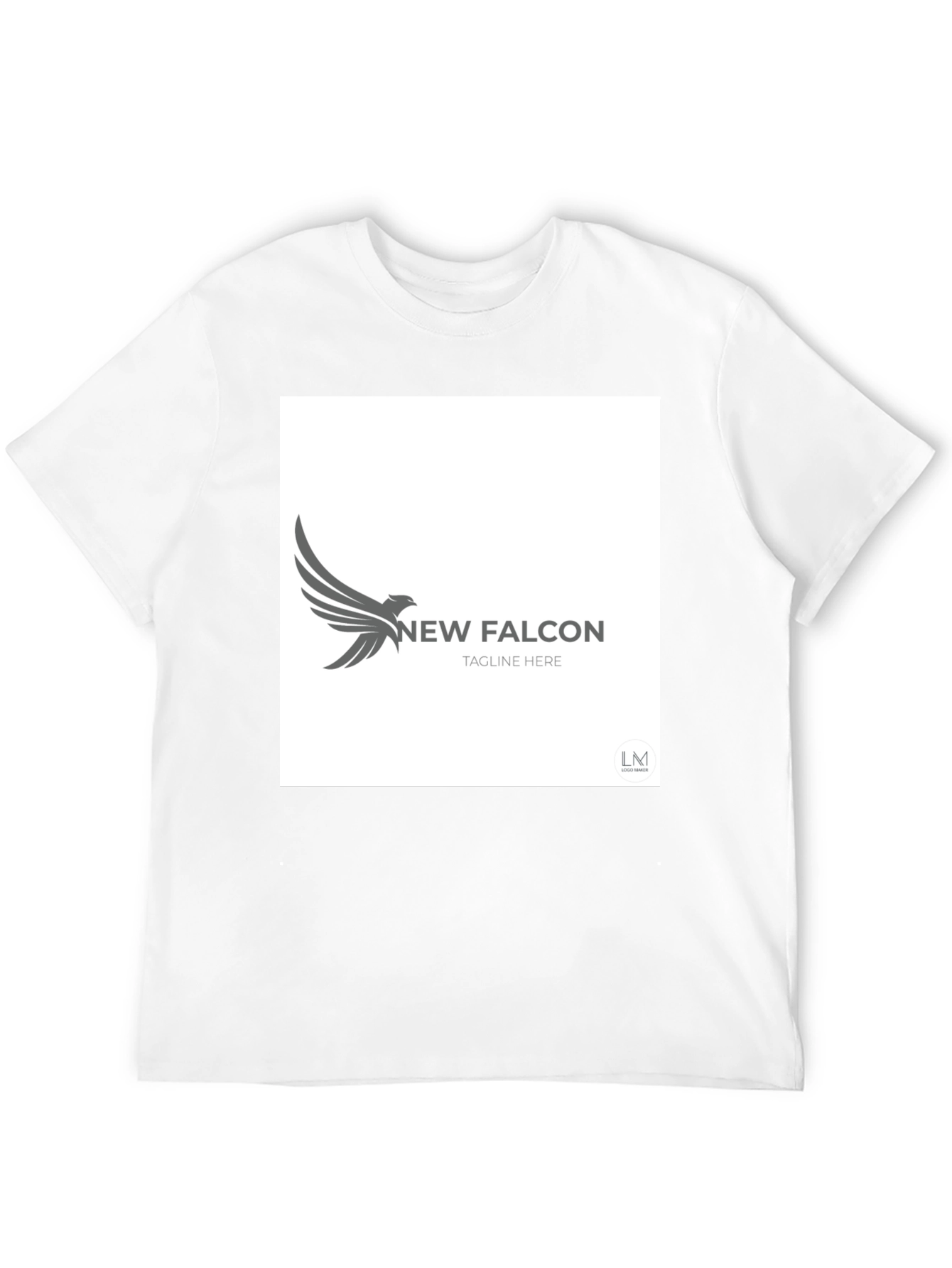 Black New Falcon Graphic Black T-Shirt view 12
