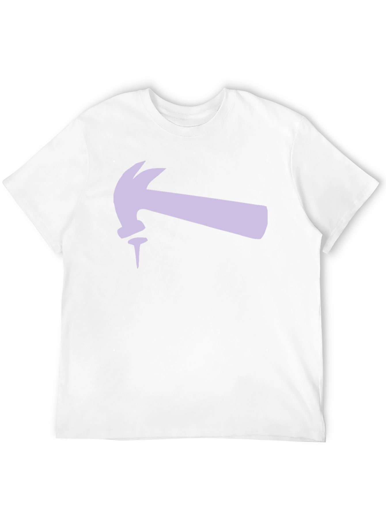 Black Hammer and Nail Graphic Tee - Black Cotton T-Shirt view 12