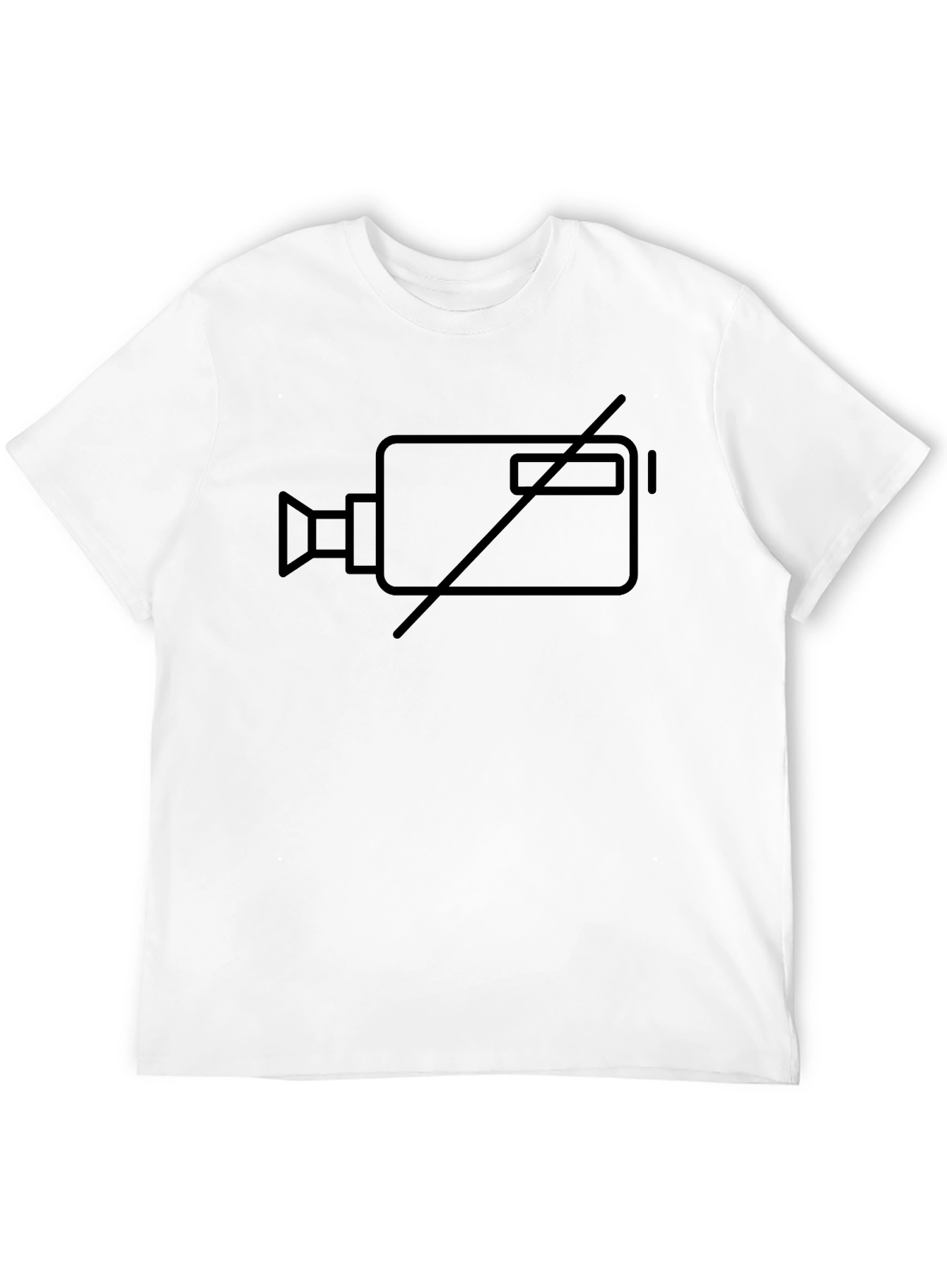 Black No Recording Black T-Shirt - Stylish Graphic Tee view 12