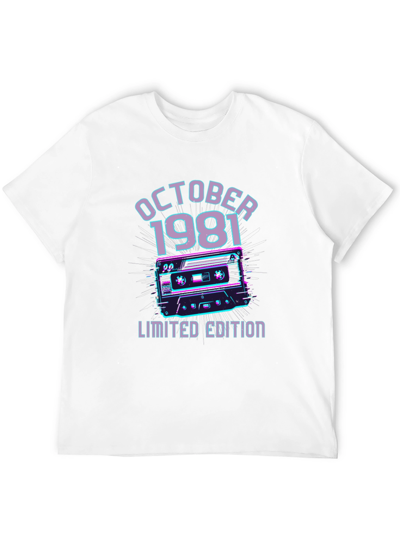 Black October 1981 Limited Edition Cassette Graphic T-Shirt view 12