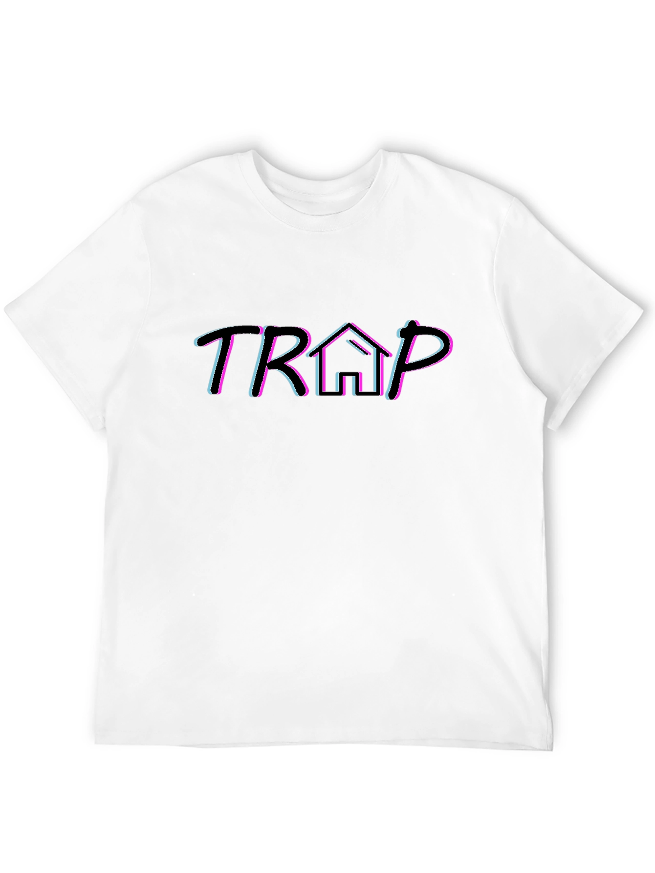 Black Trap House Graphic T-Shirt - Black view 12