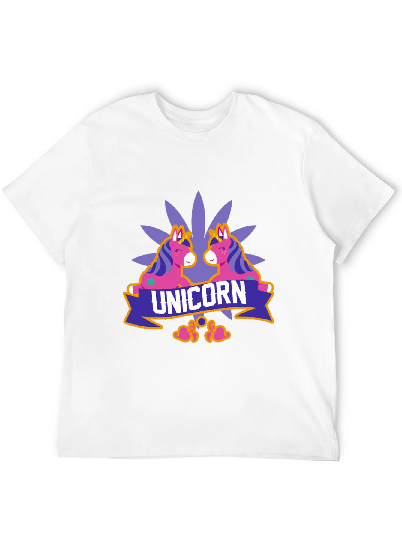 Black Unicorn Graphic Print Black T-Shirt view 12