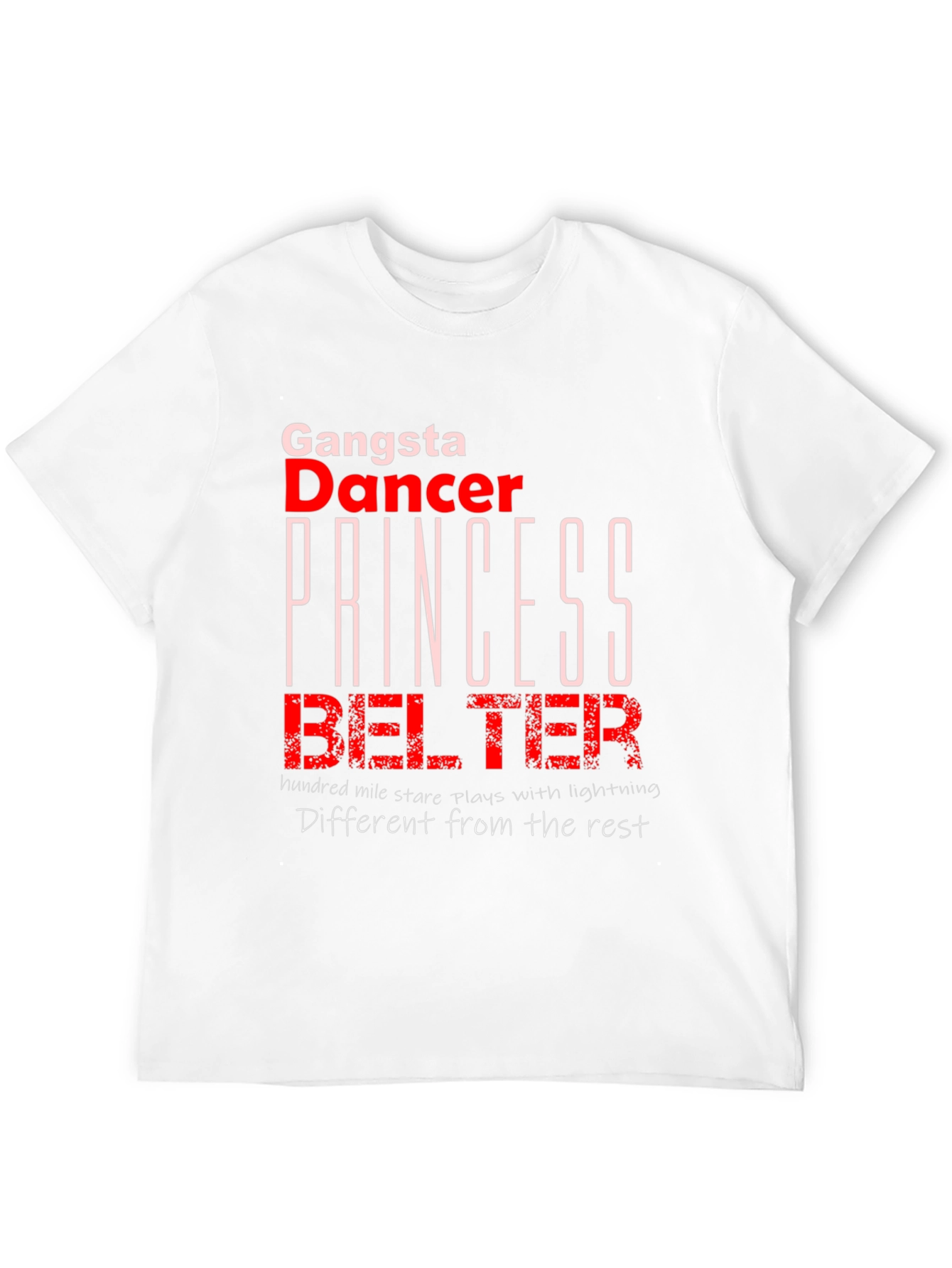 Black Gangsta Dancer Princess Belter T-Shirt view 12