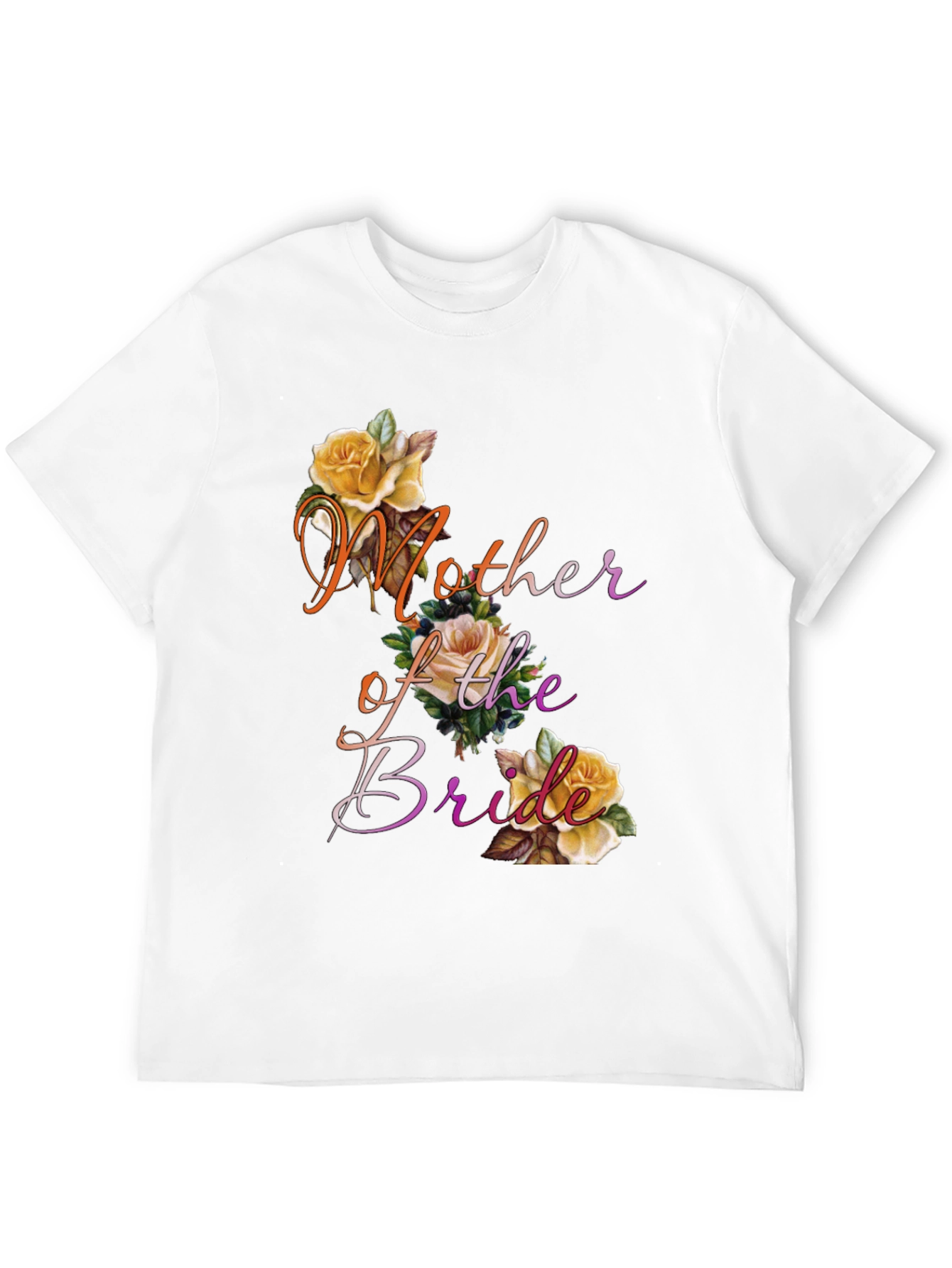 Black Mother of the Bride Floral T-Shirt view 12