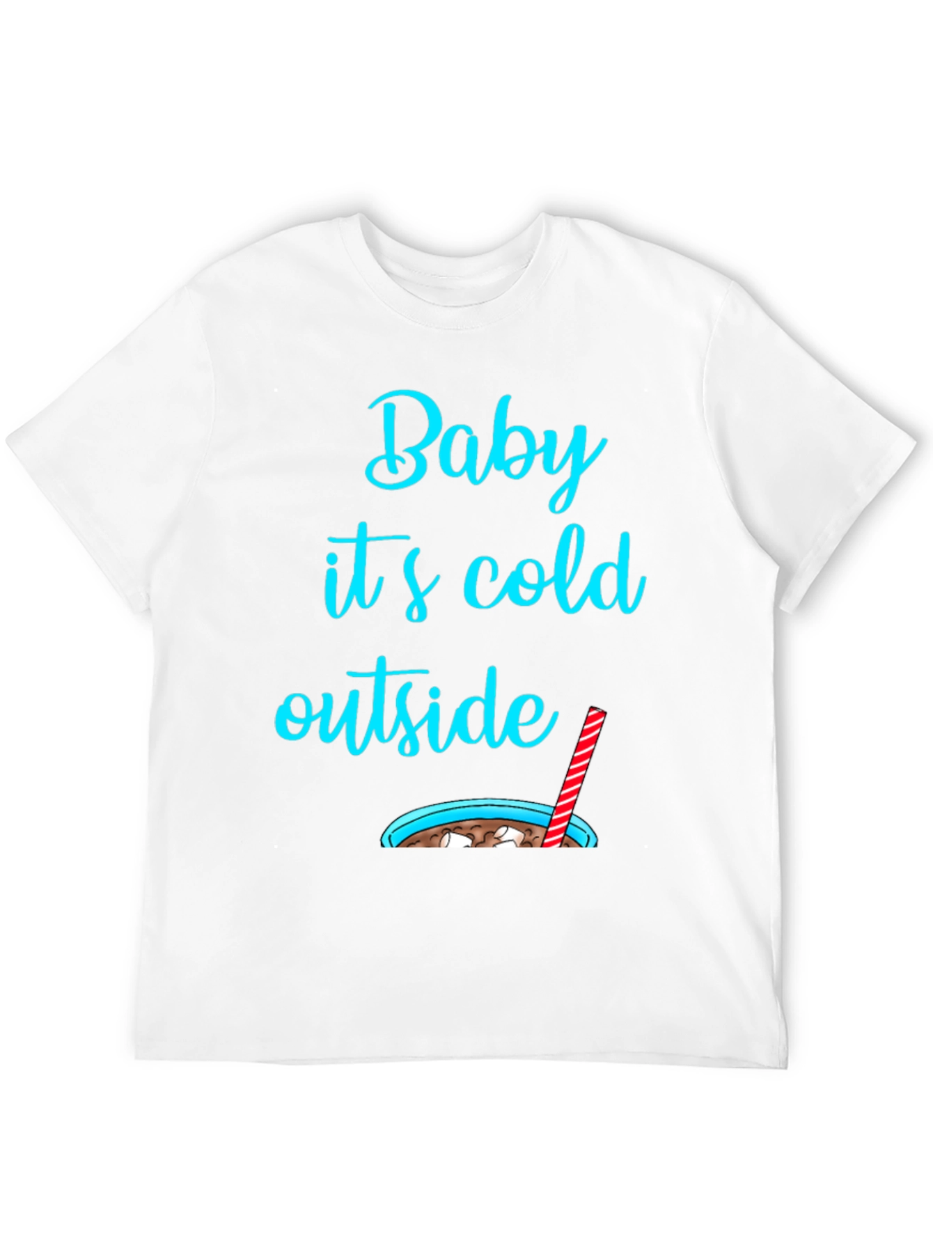 Black Baby It's Cold Outside Graphic Tee view 12