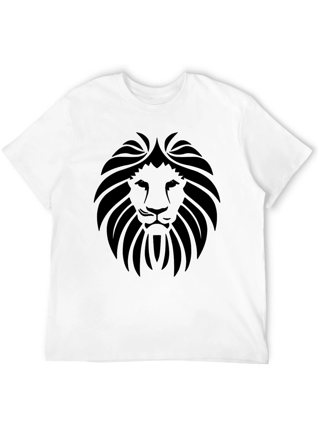 Black Black Lion Graphic Tee - Modern Men's Style view 12