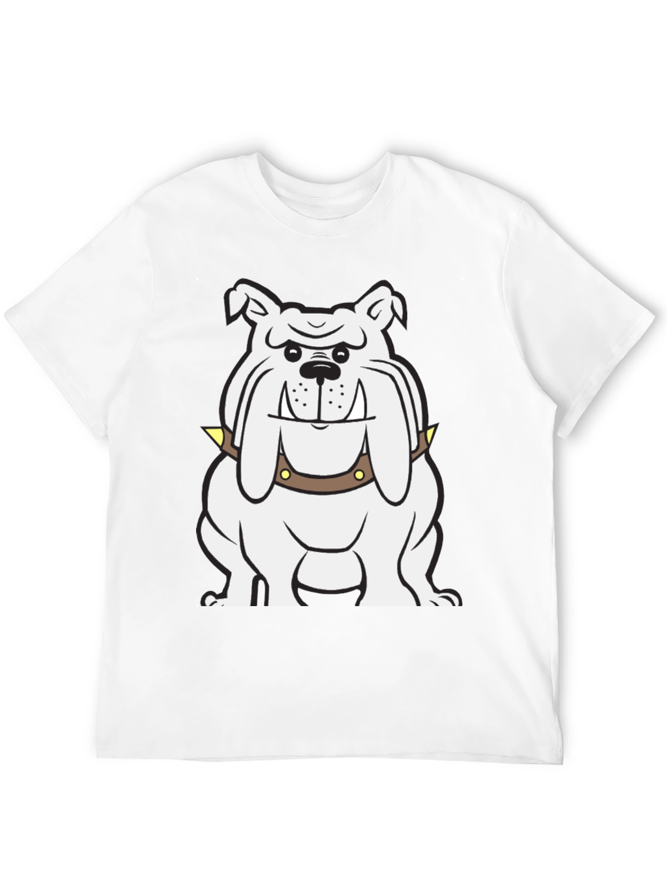 Black Bulldog Graphic Tee - Cool & Casual Black T-Shirt view 12
