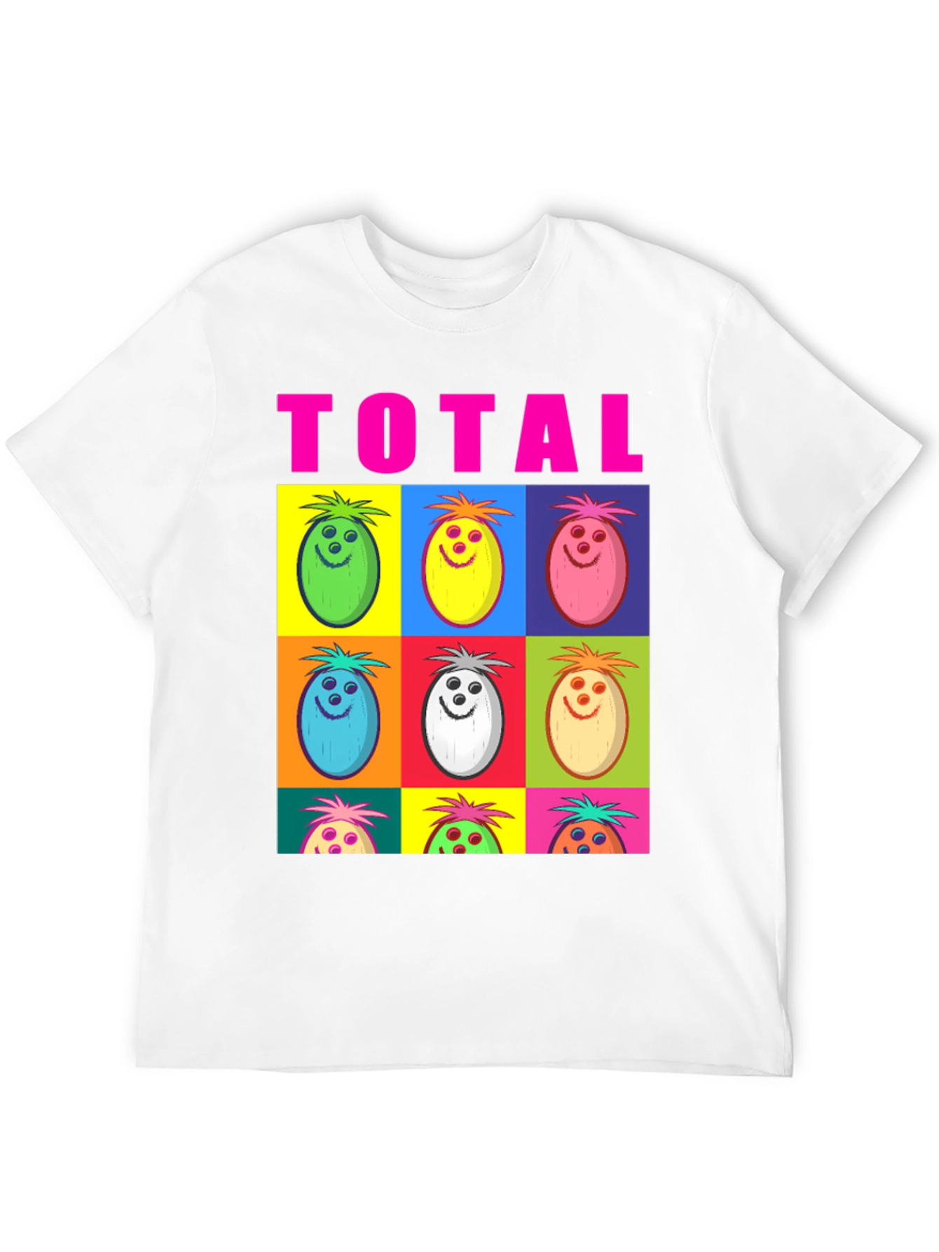 Black Fun Fruit Face Graphic Tee view 12