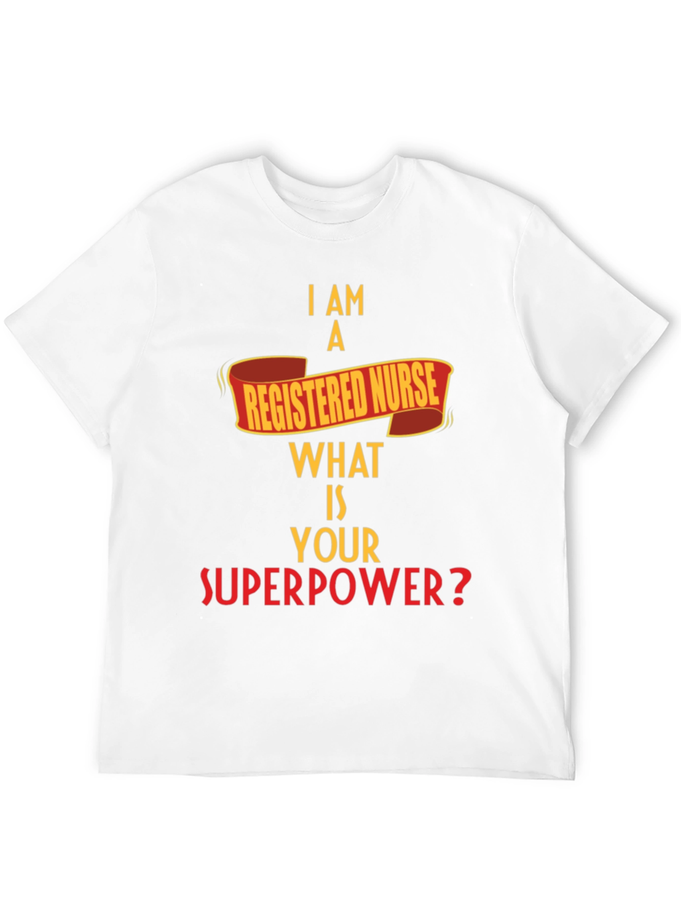 Black Registered Nurse Superpower T-Shirt view 12