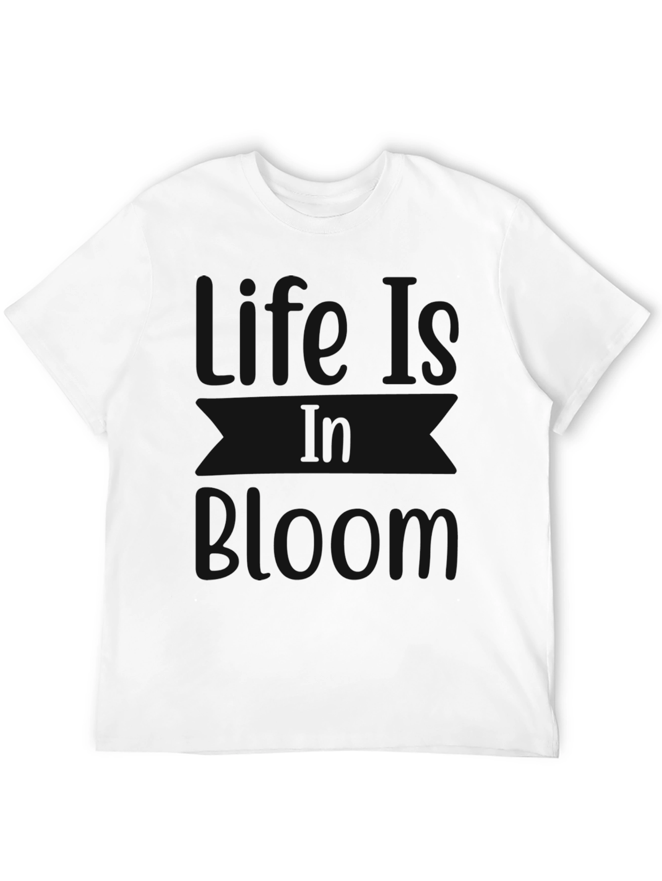 Black Life's in Bloom T-Shirt - Relaxed Fit view 12