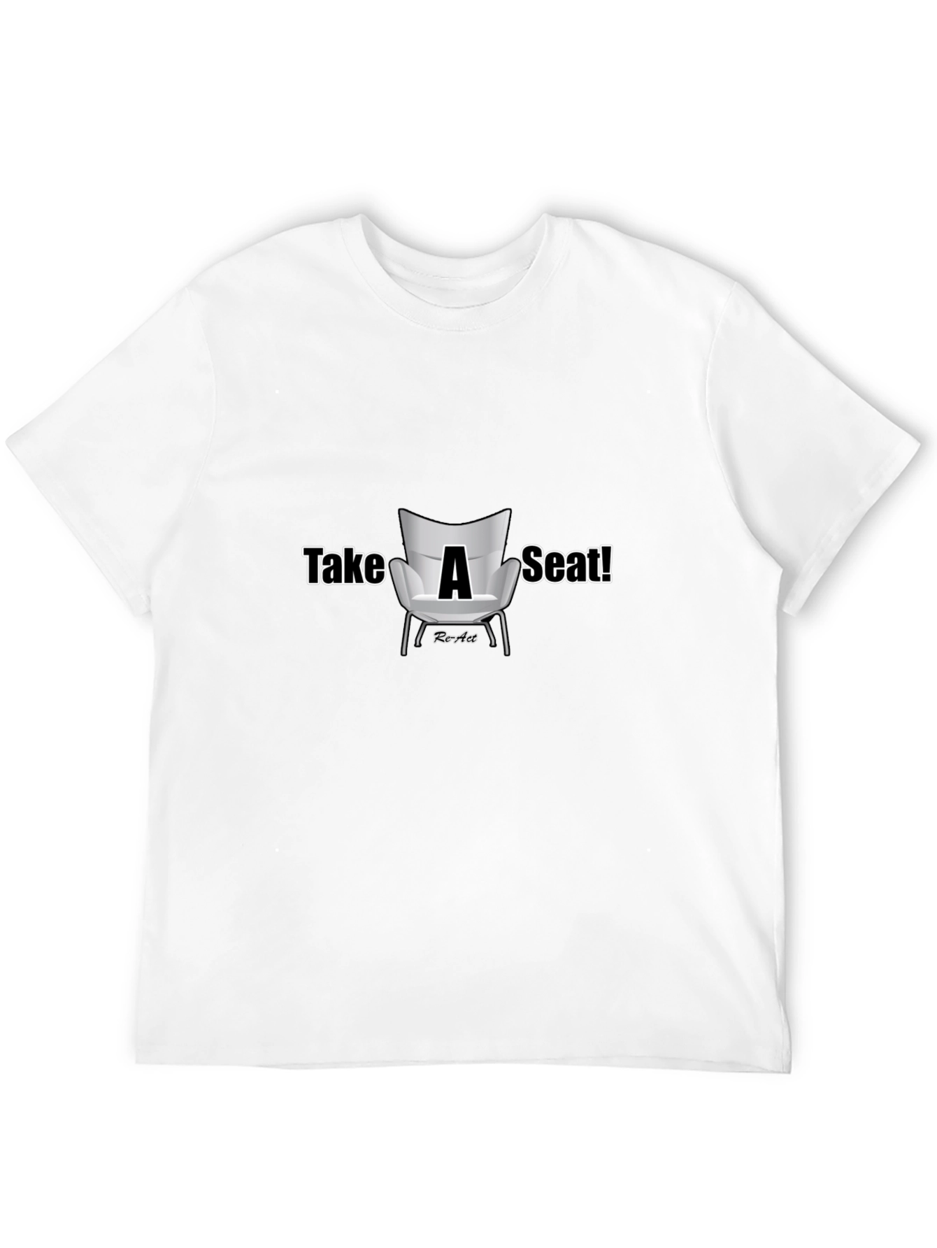 Black Take A Seat Graphic T-Shirt - Casual Style view 12