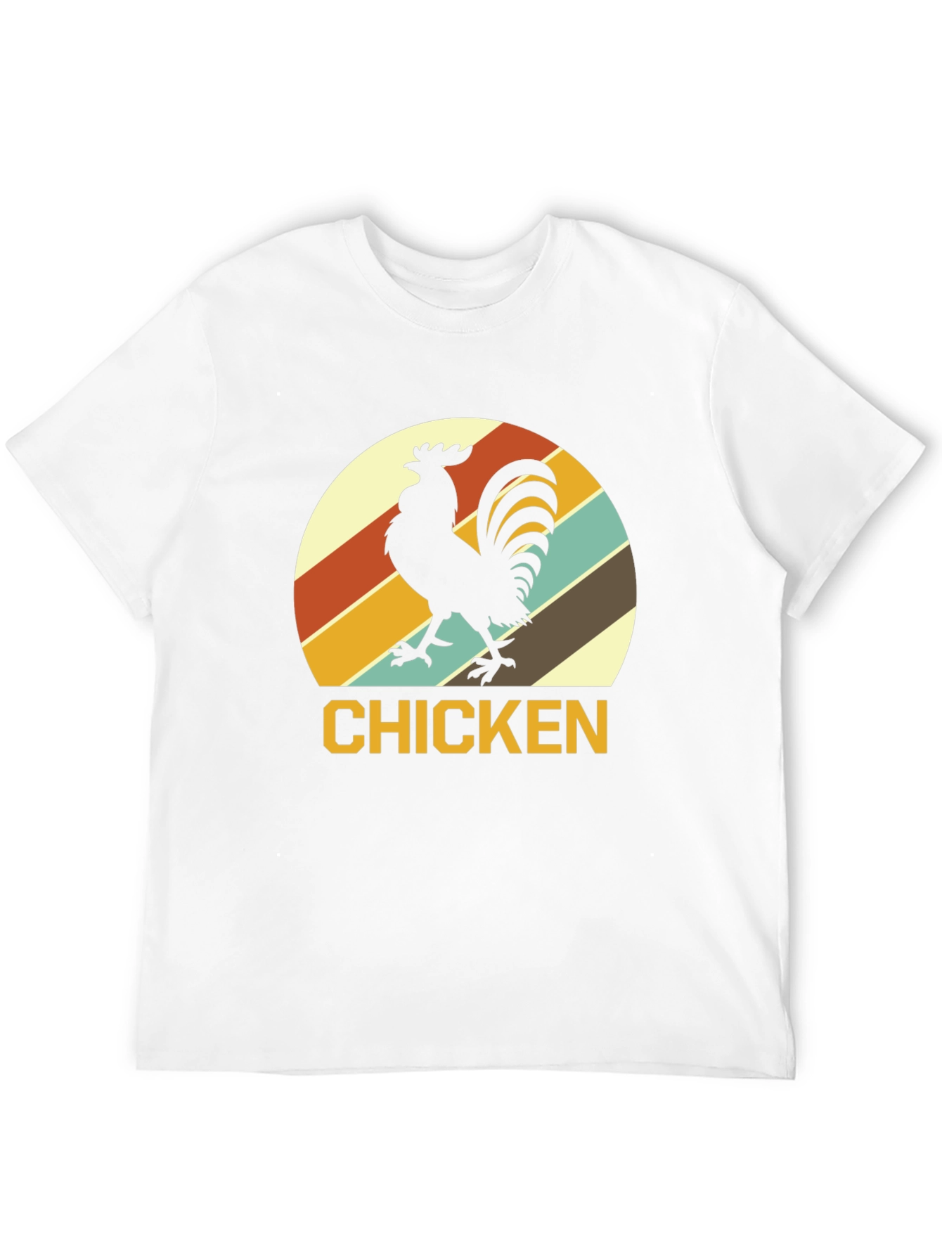 Black Retro Chicken Graphic T-Shirt - Black view 12