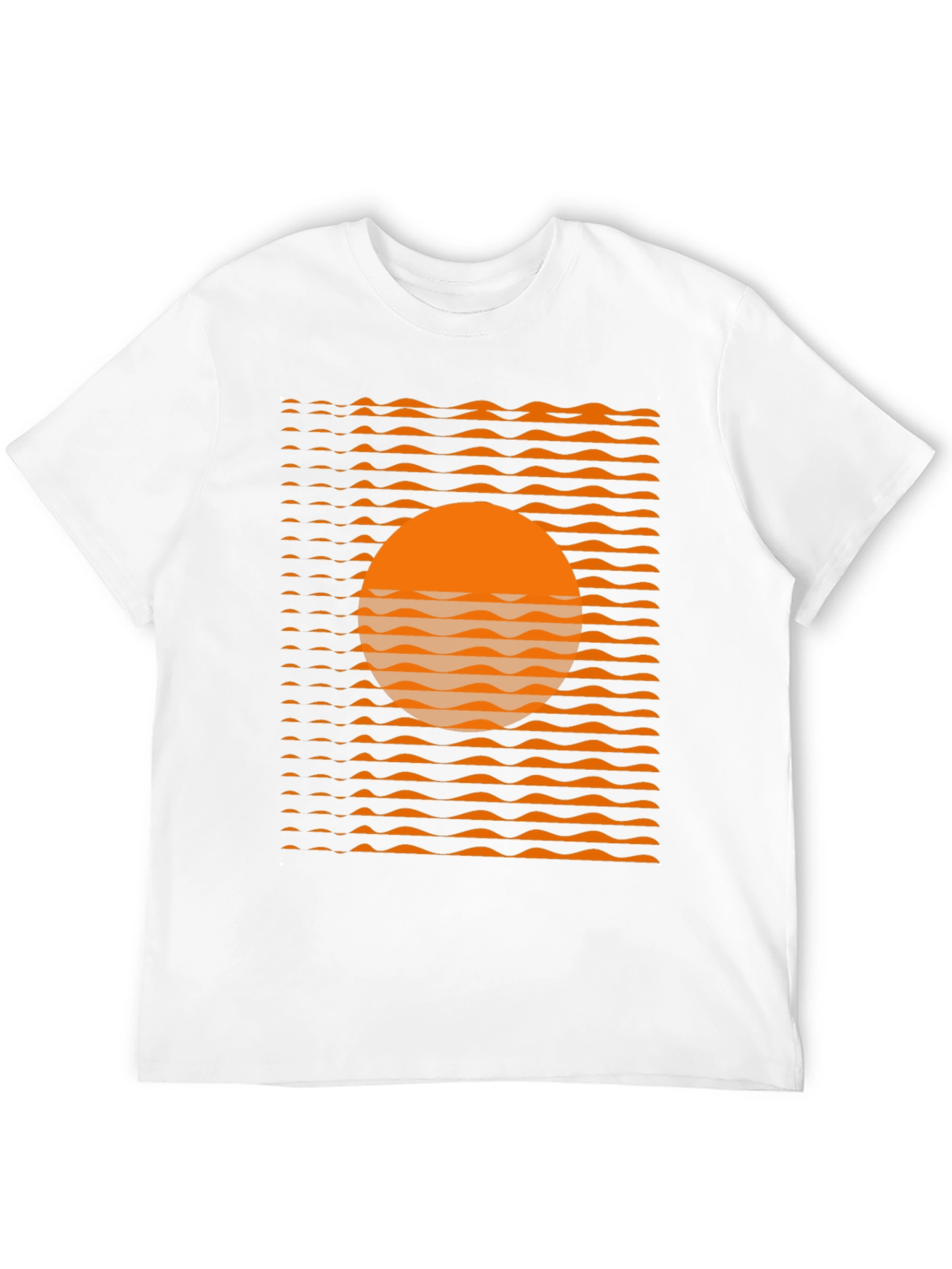 Black Retro Sunset Graphic T-Shirt view 12