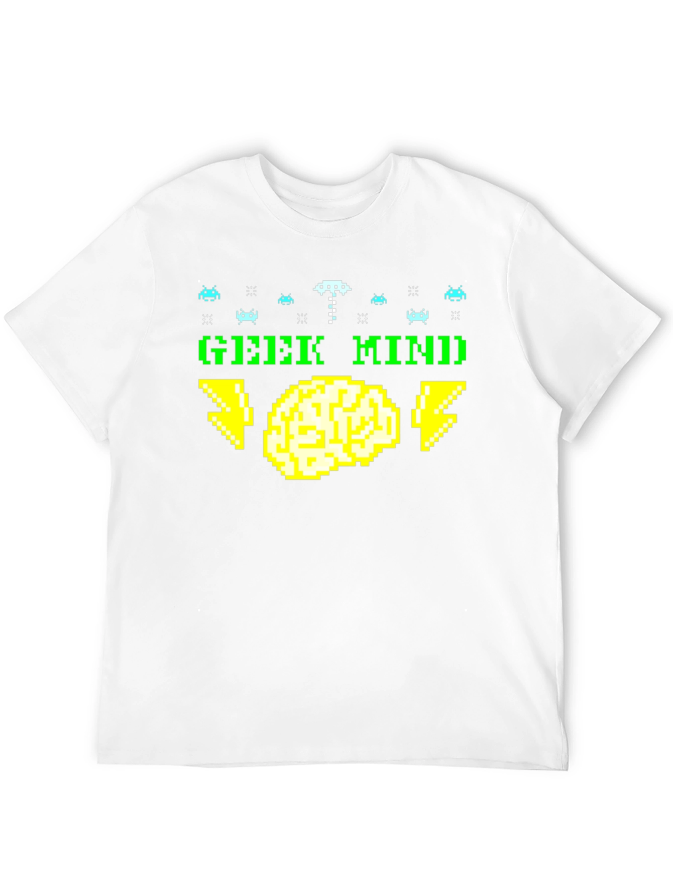 Black Geek Mind Pixel Art T-Shirt - Retro Gamer Tee view 12