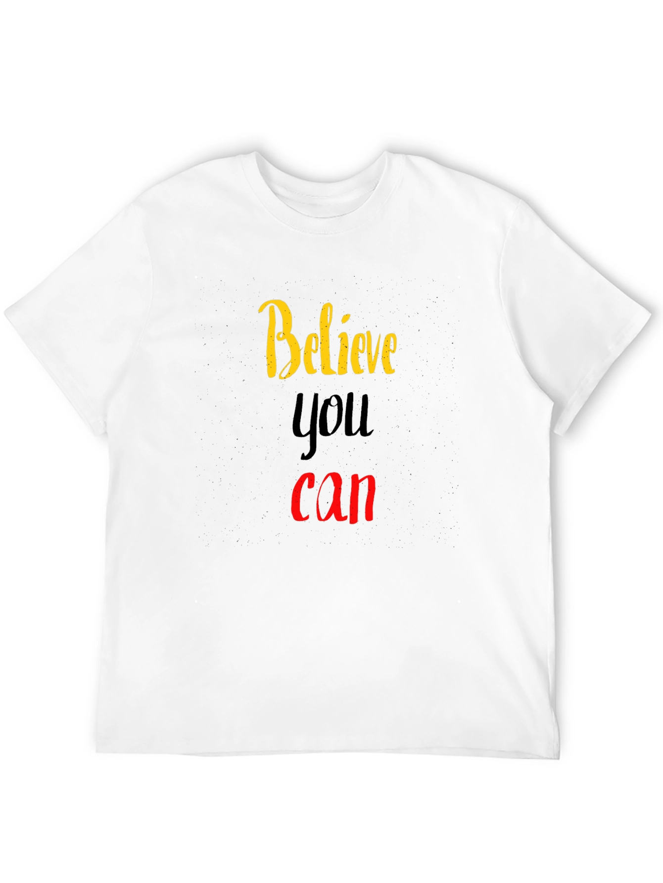 Black Believe You Can Graphic Tee view 12