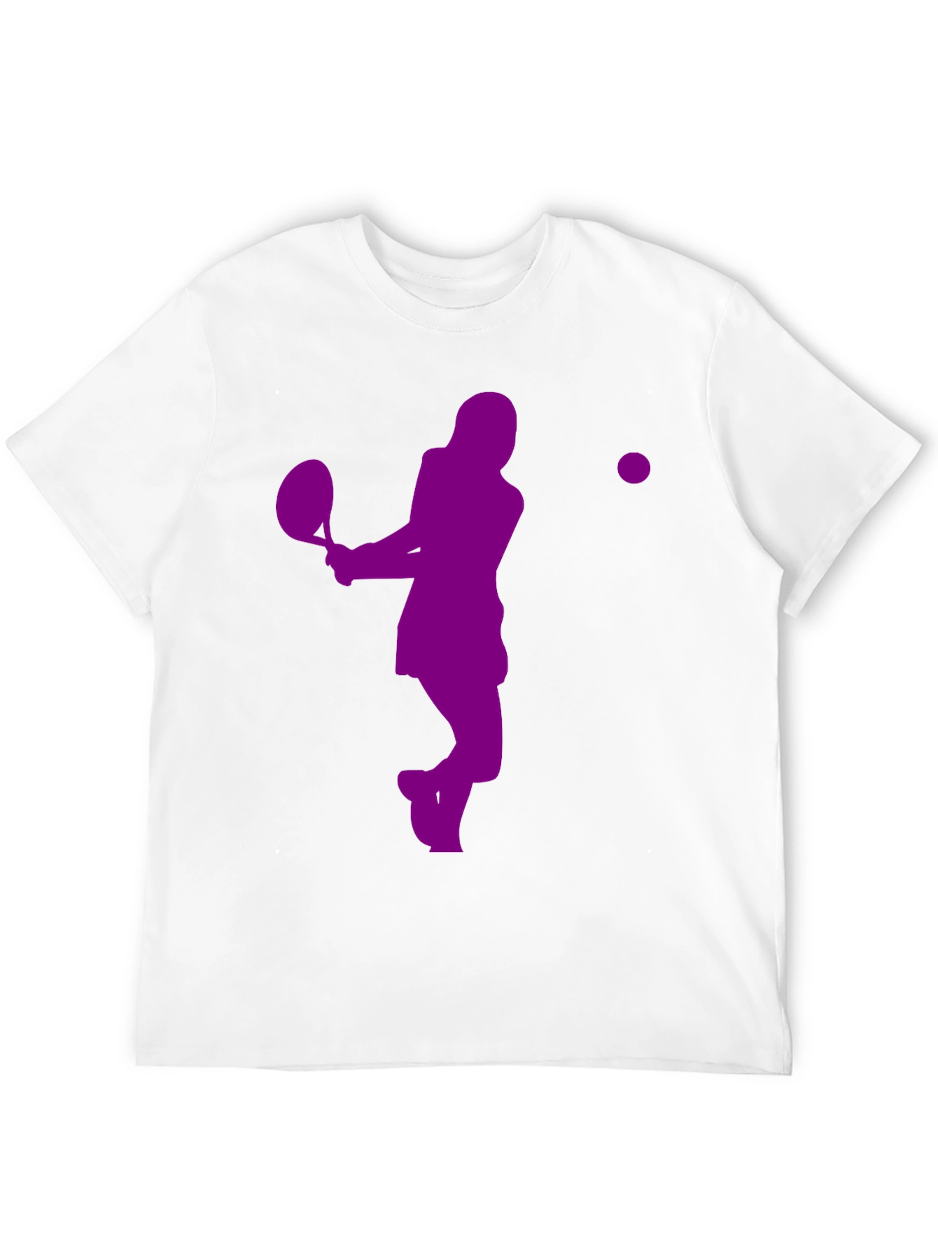 Black Tennis Player Graphic T-Shirt - Sporty Casual Style view 12
