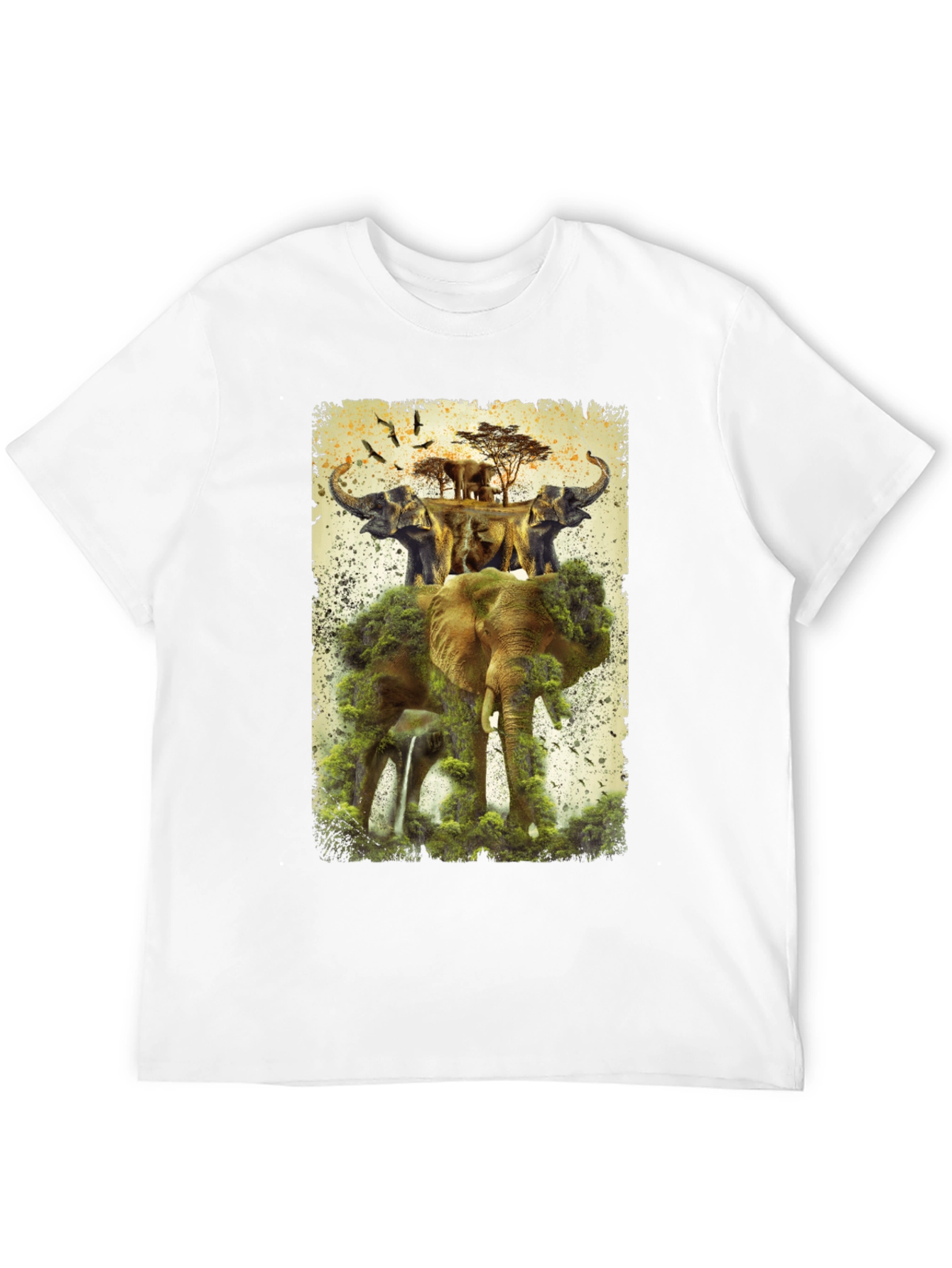 Black Elephant Kingdom Men's Graphic Tee view 12