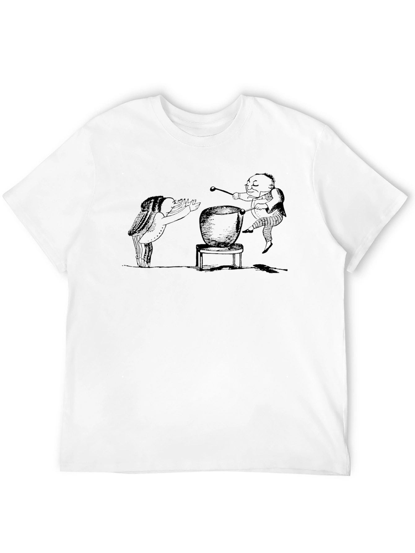 Black Quirky Black Graphic Tee - Musical Mishap view 12