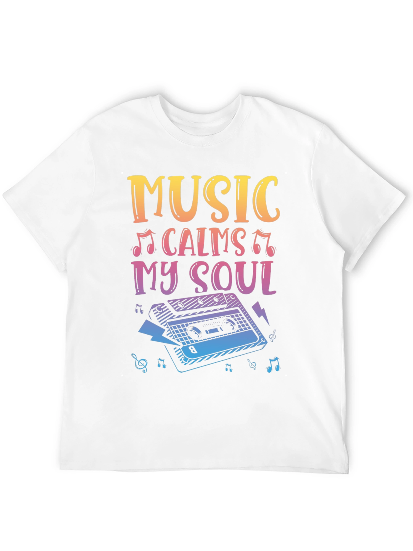 Black Music Calms My Soul T-Shirt view 12
