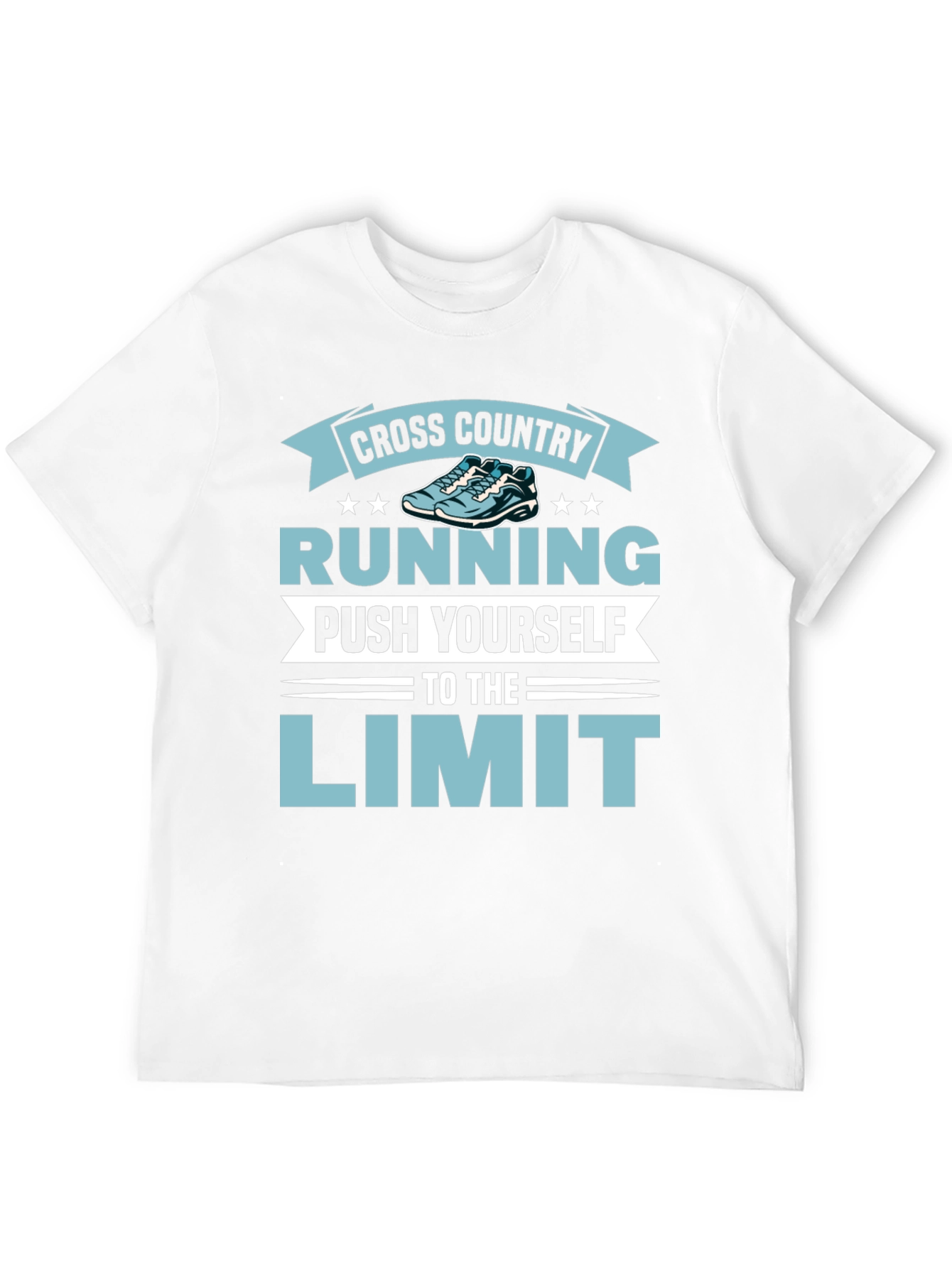 Black Cross Country Running Graphic Tee view 12