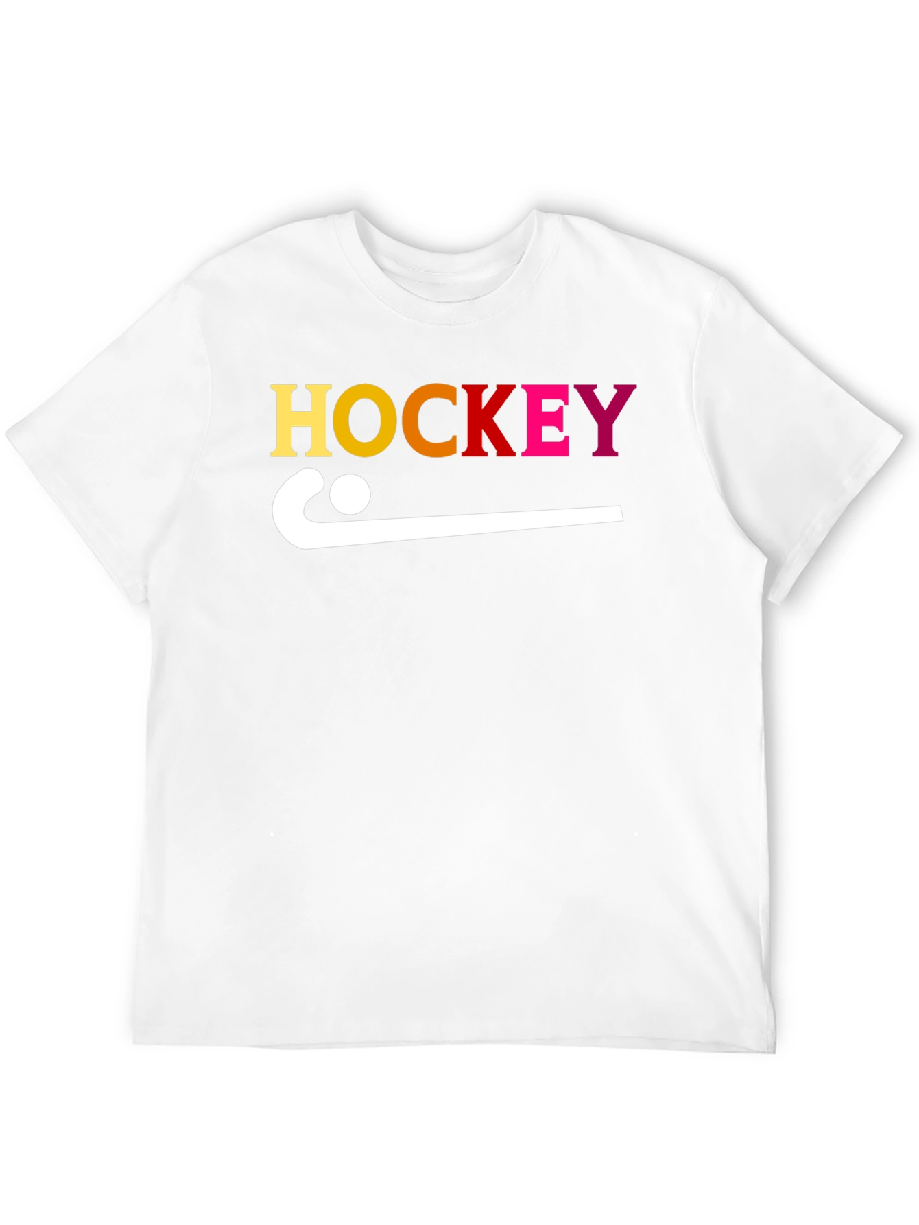 Black Hockey Stick Graphic Tee - Sporty Cotton T-Shirt view 12