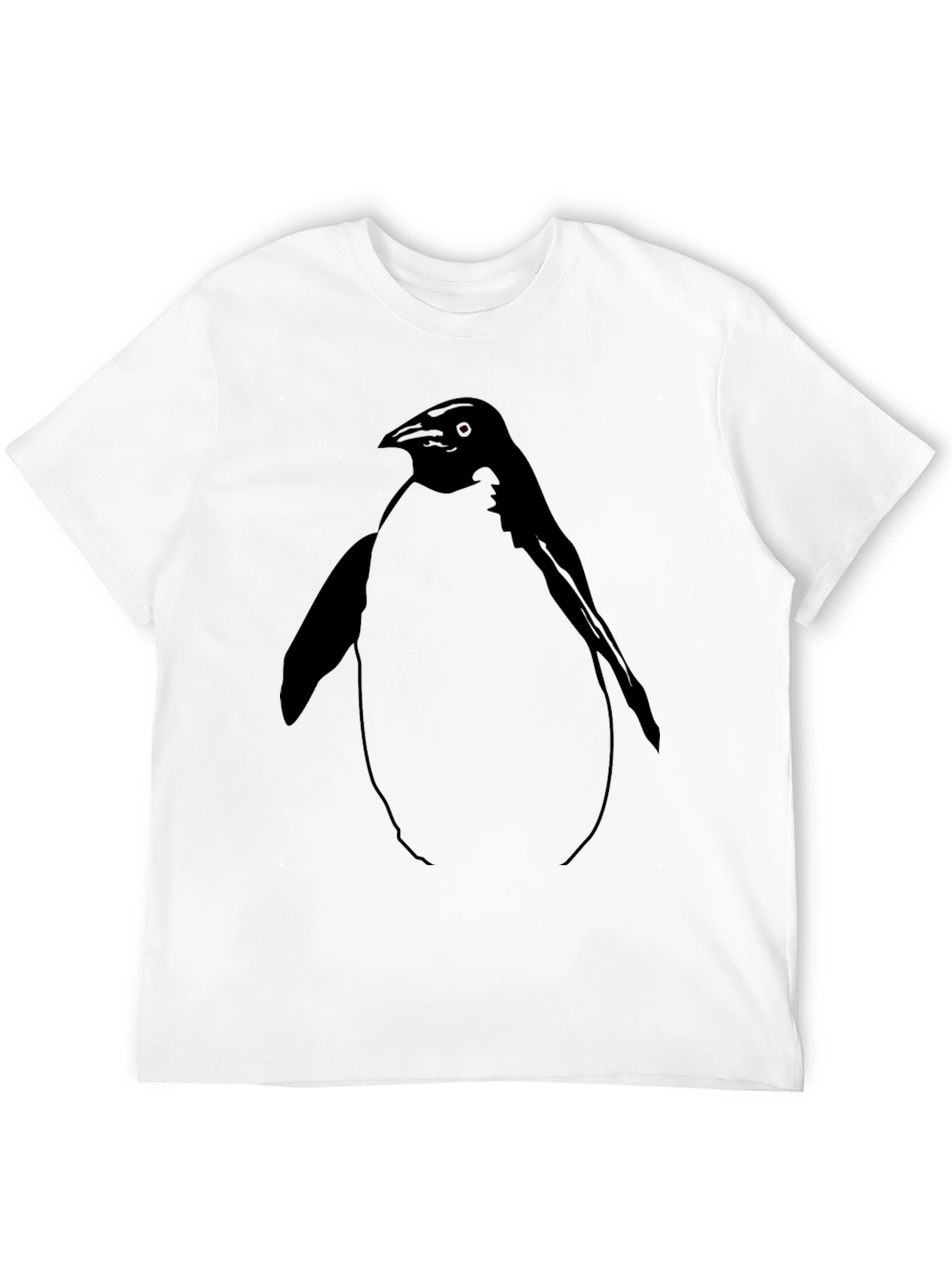 Black Penguin Graphic Black T-Shirt - Unisex Style view 12