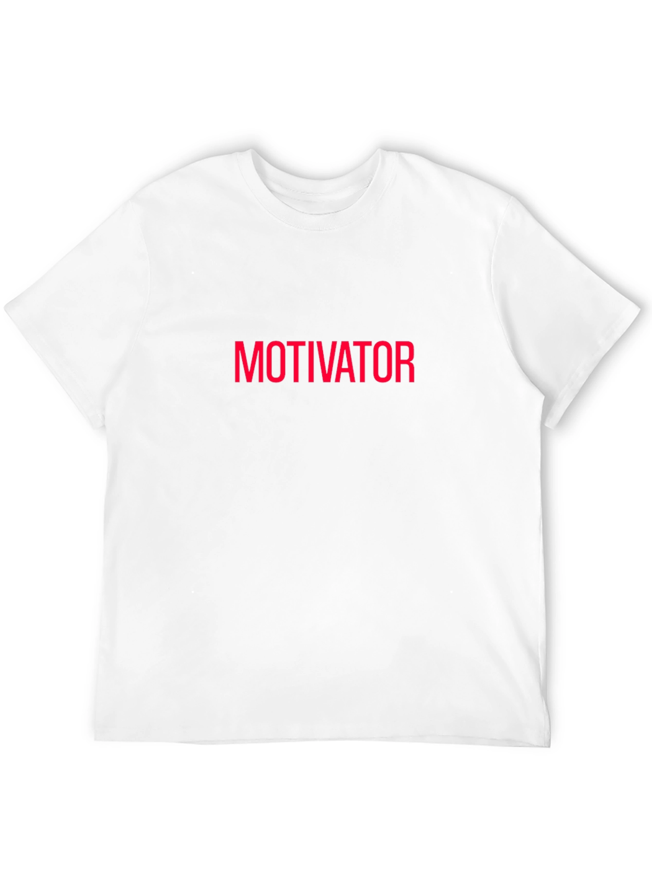 Motivator T-Shirt - Bold Red Text on Black - 12