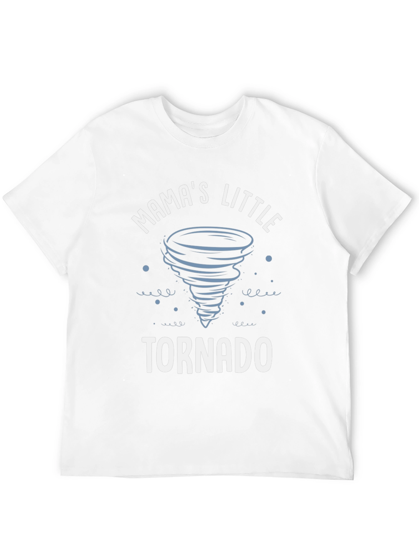 Black Mama's Little Tornado Graphic Tee - Black Cotton T-Shirt view 12