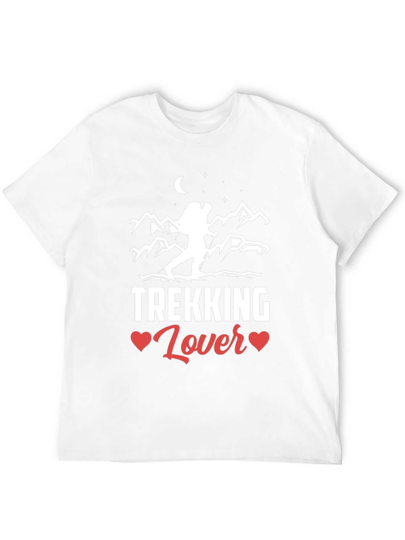Black Trekking Lover Graphic Tee - Adventure T-Shirt view 12