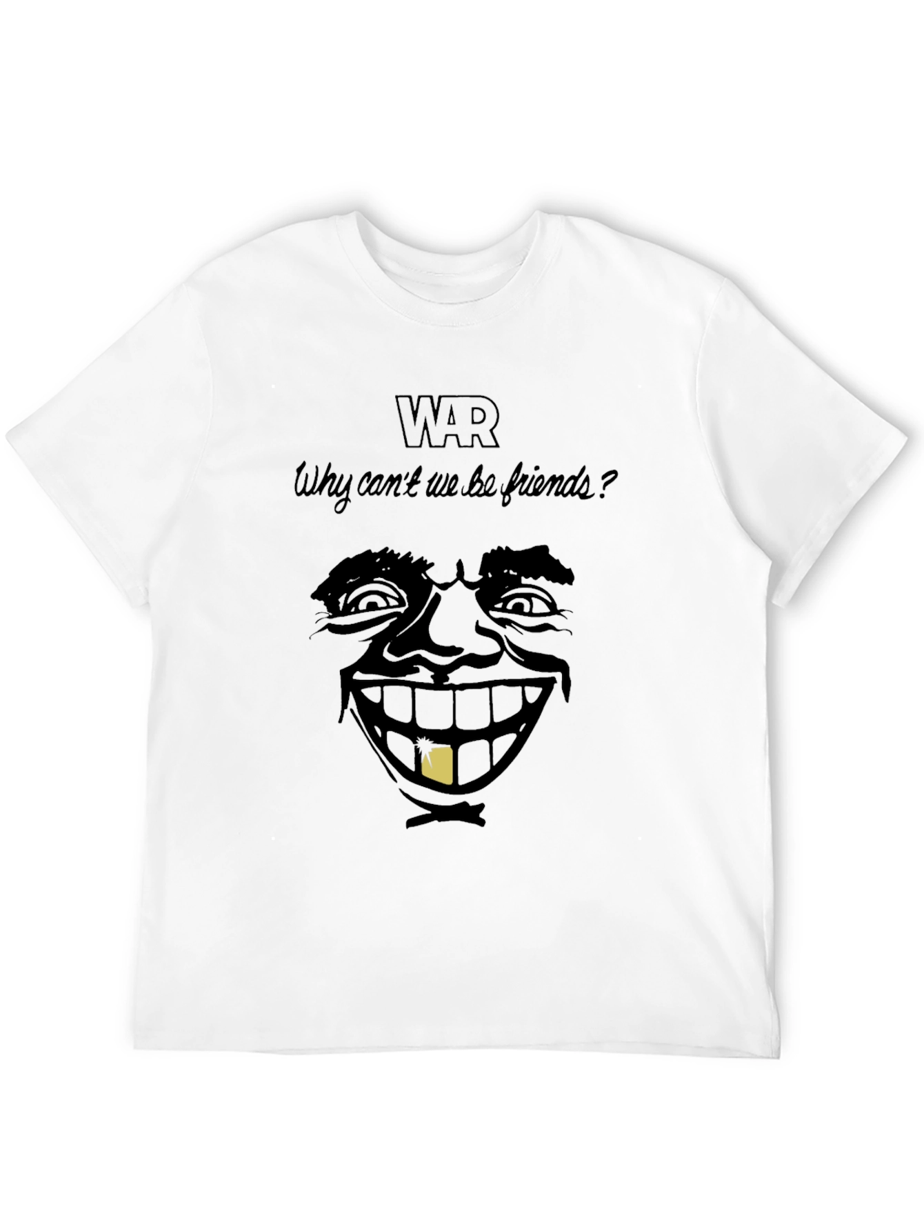 Black War Why Can't We Be Friends T-Shirt view 12