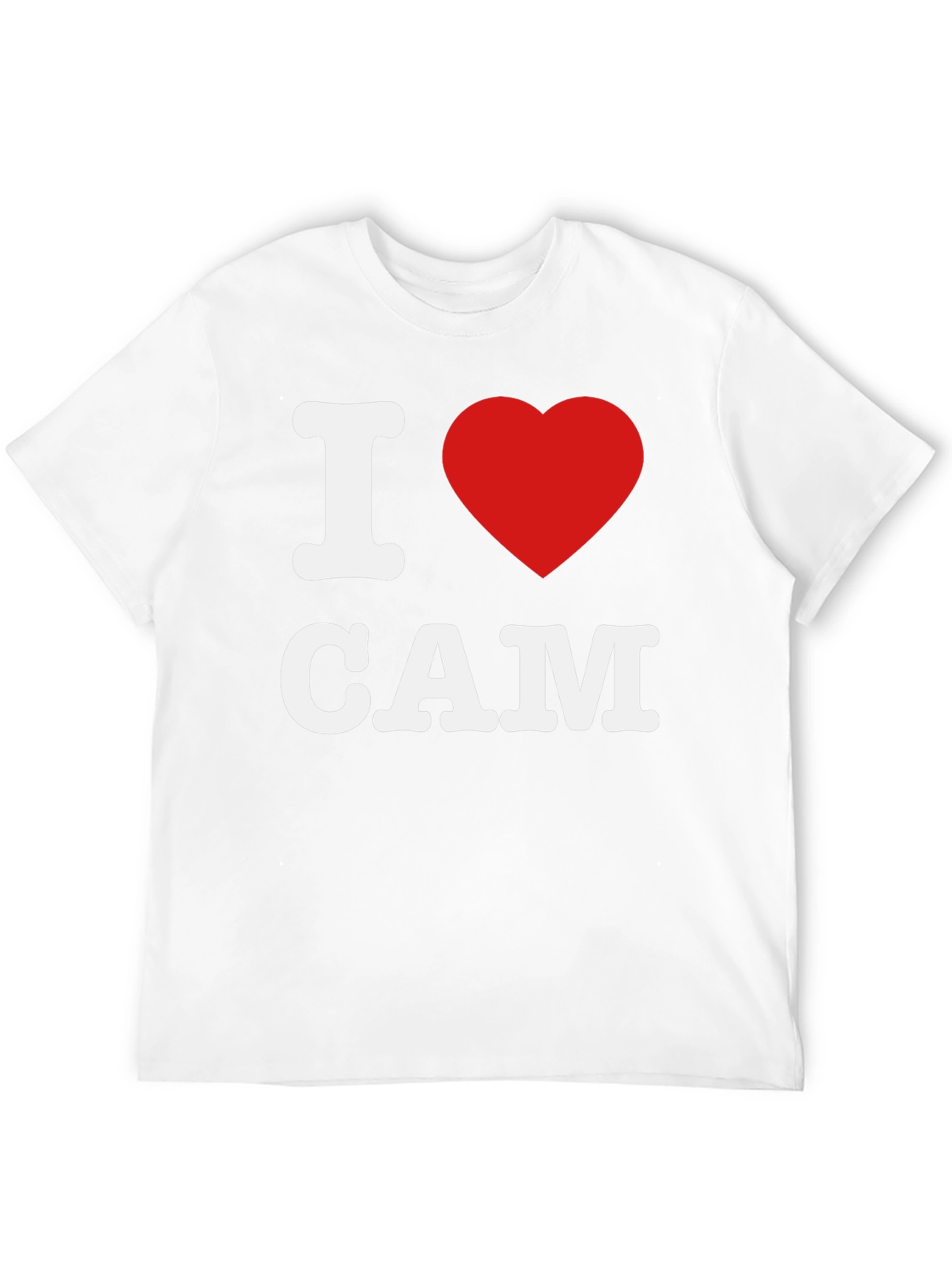 Black I Heart Cam T-Shirt view 12