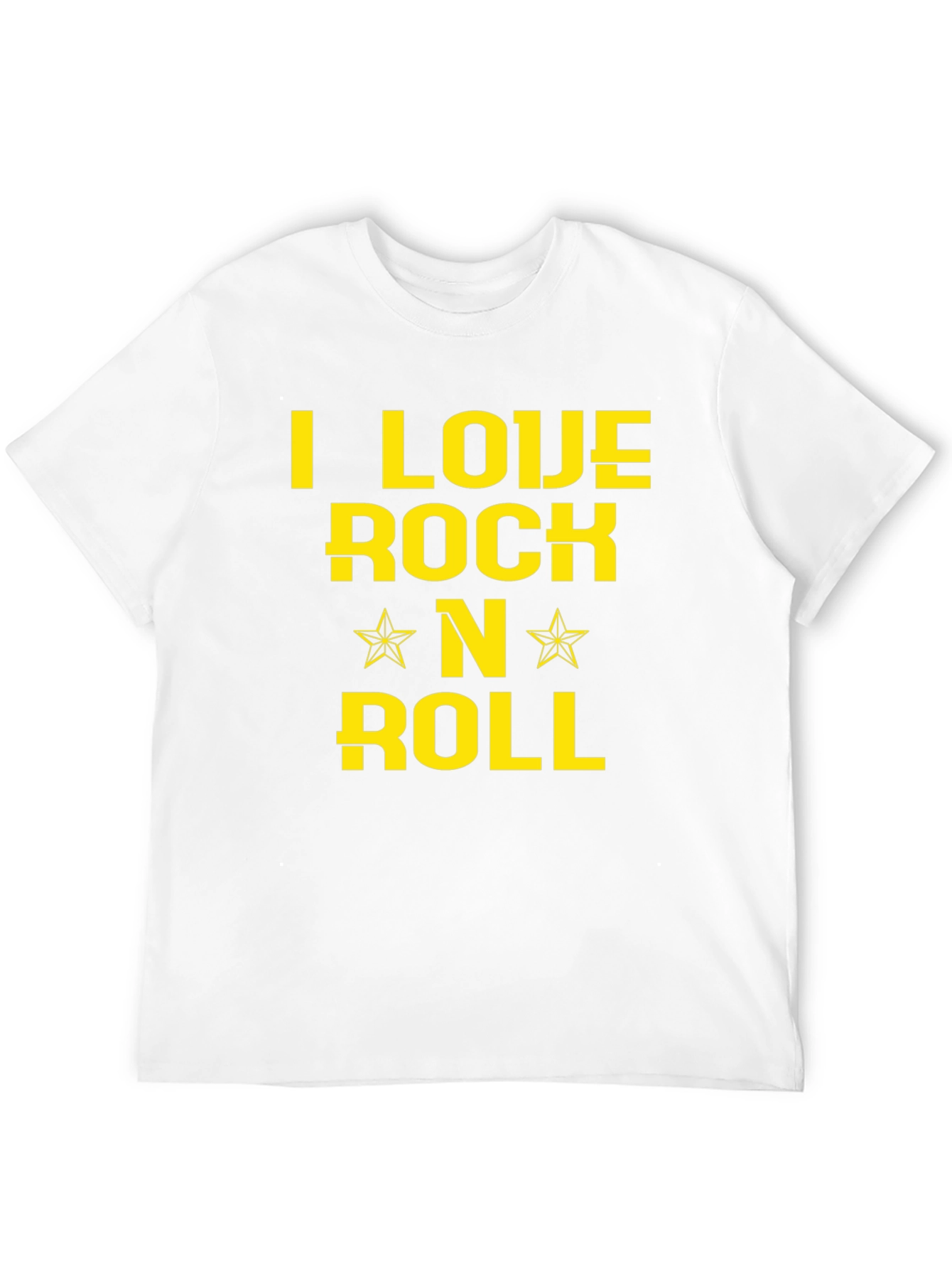 Black I Love Rock N Roll Black Graphic Tee view 12