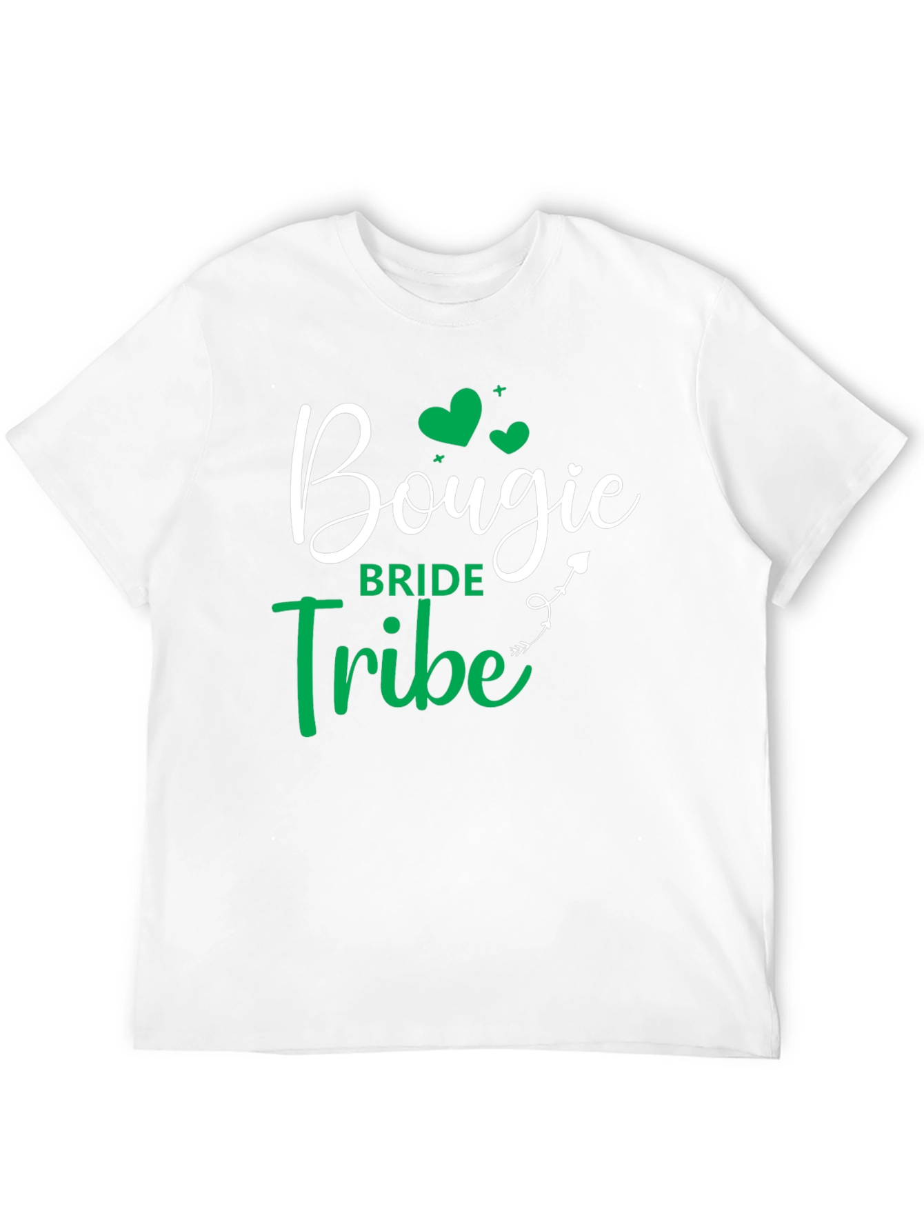 Black Bougie Bride Tribe T-Shirt - Black Crew Neck view 12