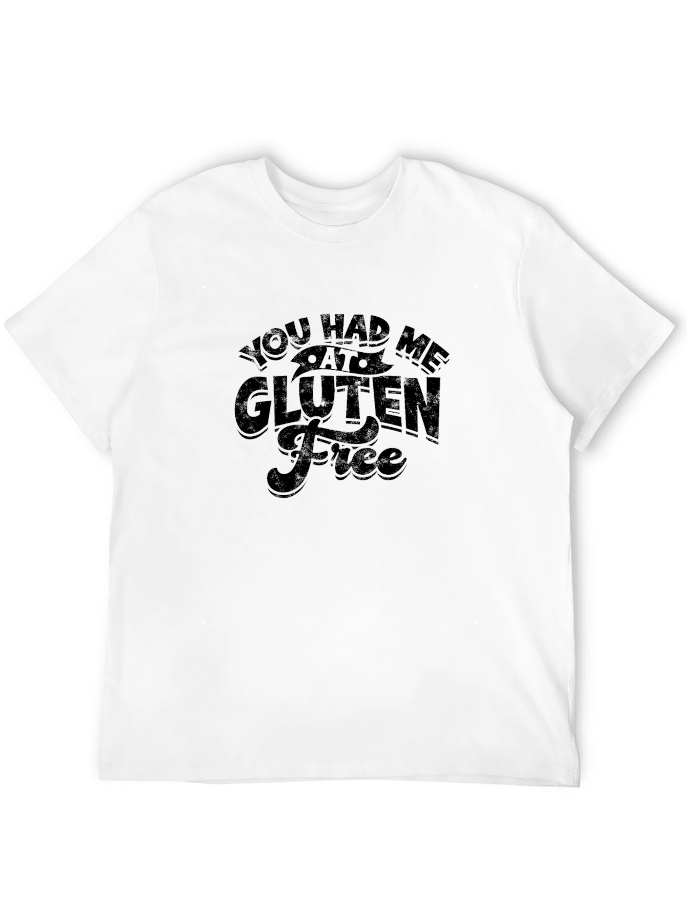 Black Gluten Free Humor Tee - You Had Me At Gluten Free view 12