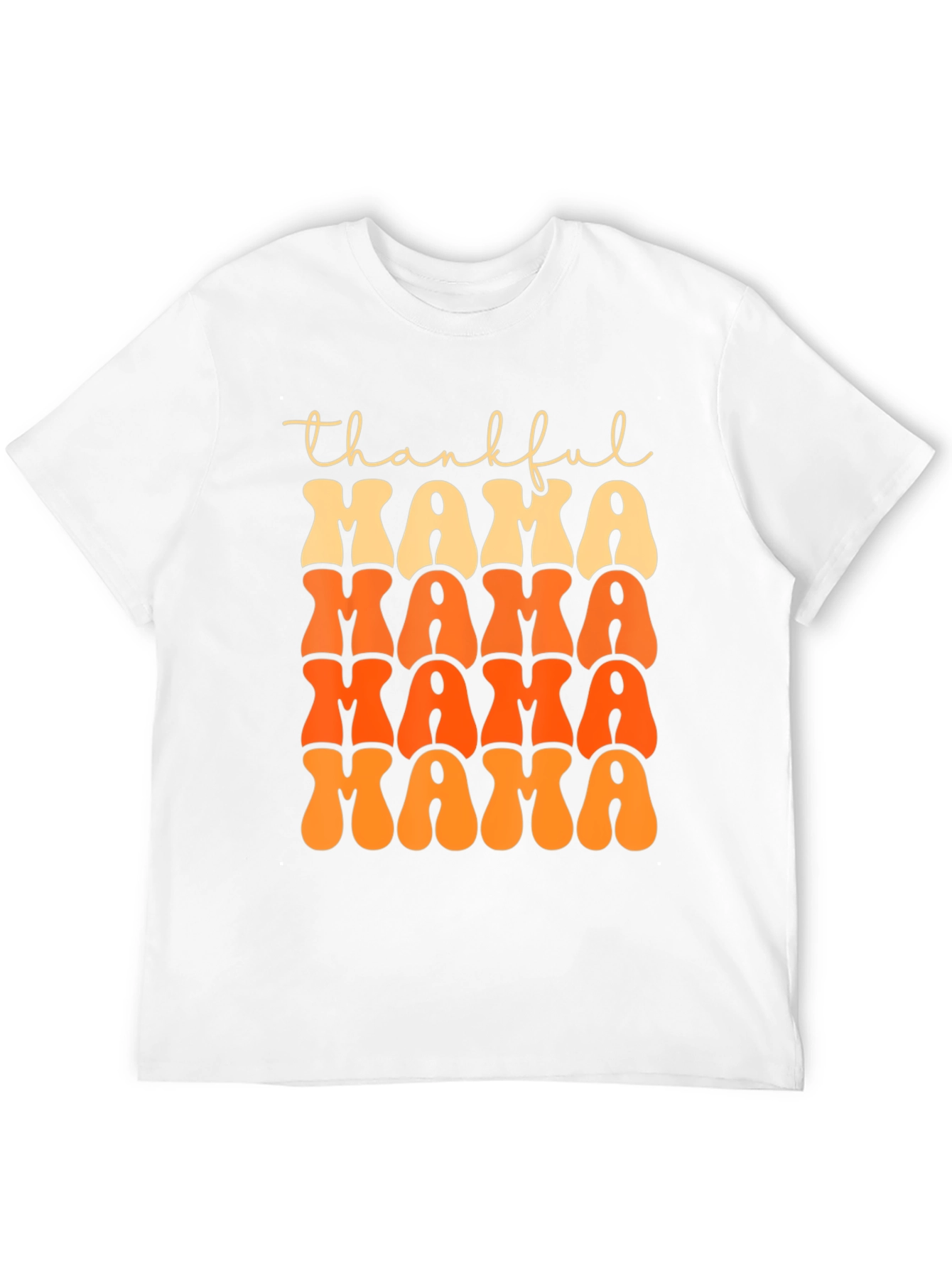 Black Thankful Mama T-Shirt - Fall Festive Tee view 12